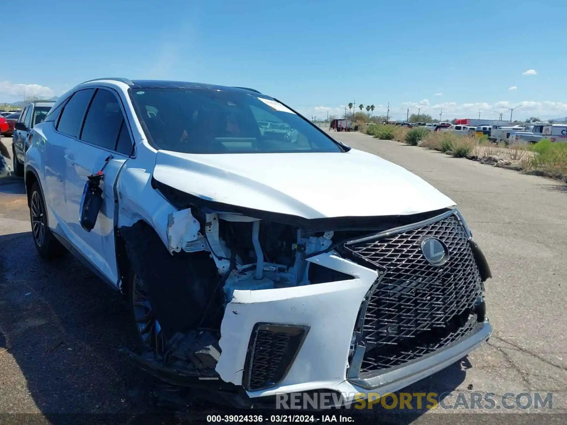 1 Photograph of a damaged car 2T2YZMDA3MC287537 LEXUS RX 350 2021