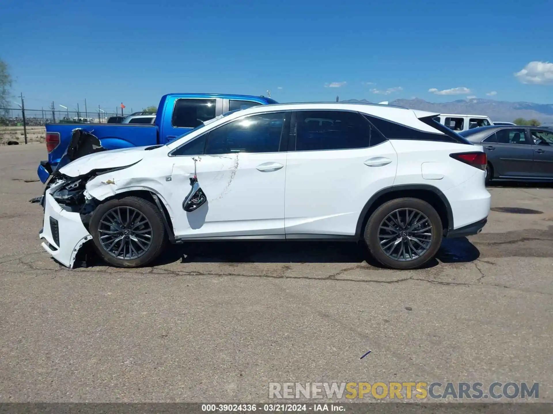 14 Photograph of a damaged car 2T2YZMDA3MC287537 LEXUS RX 350 2021