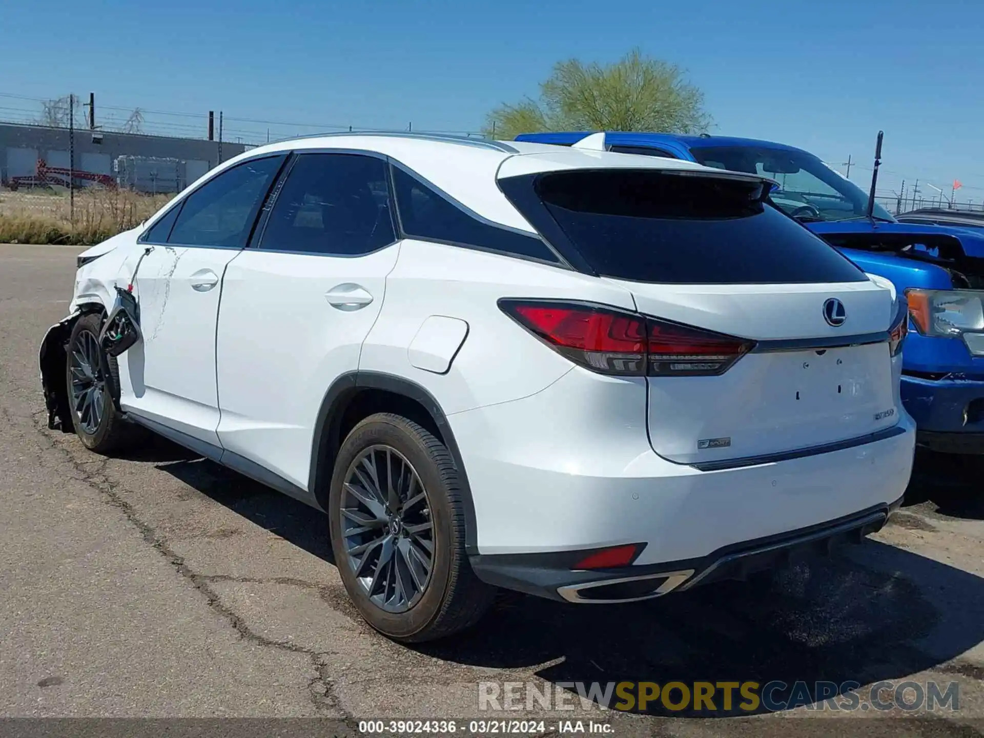 3 Photograph of a damaged car 2T2YZMDA3MC287537 LEXUS RX 350 2021