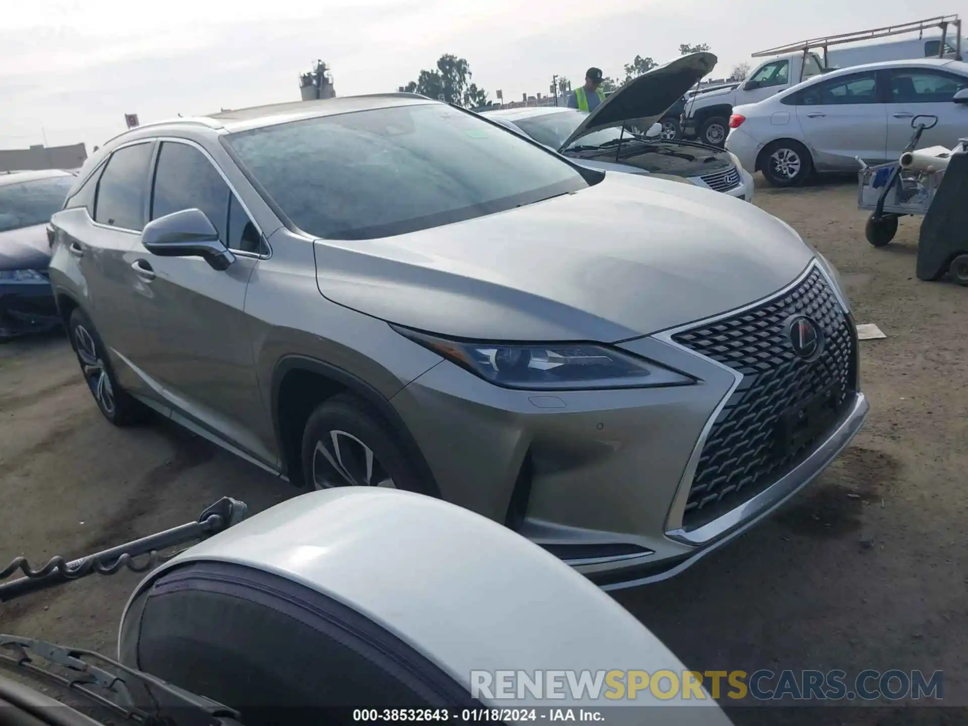 1 Фотография поврежденного автомобиля 2T2HZMAA1NC258995 LEXUS RX 350 2022