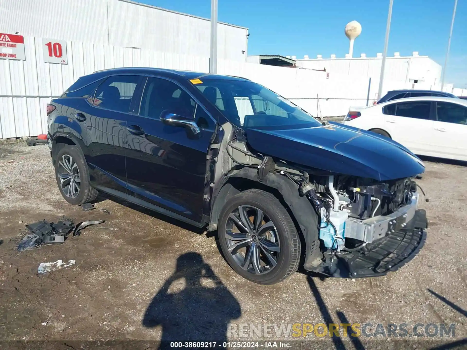 1 Photograph of a damaged car 2T2HZMAA2NC259766 LEXUS RX 350 2022