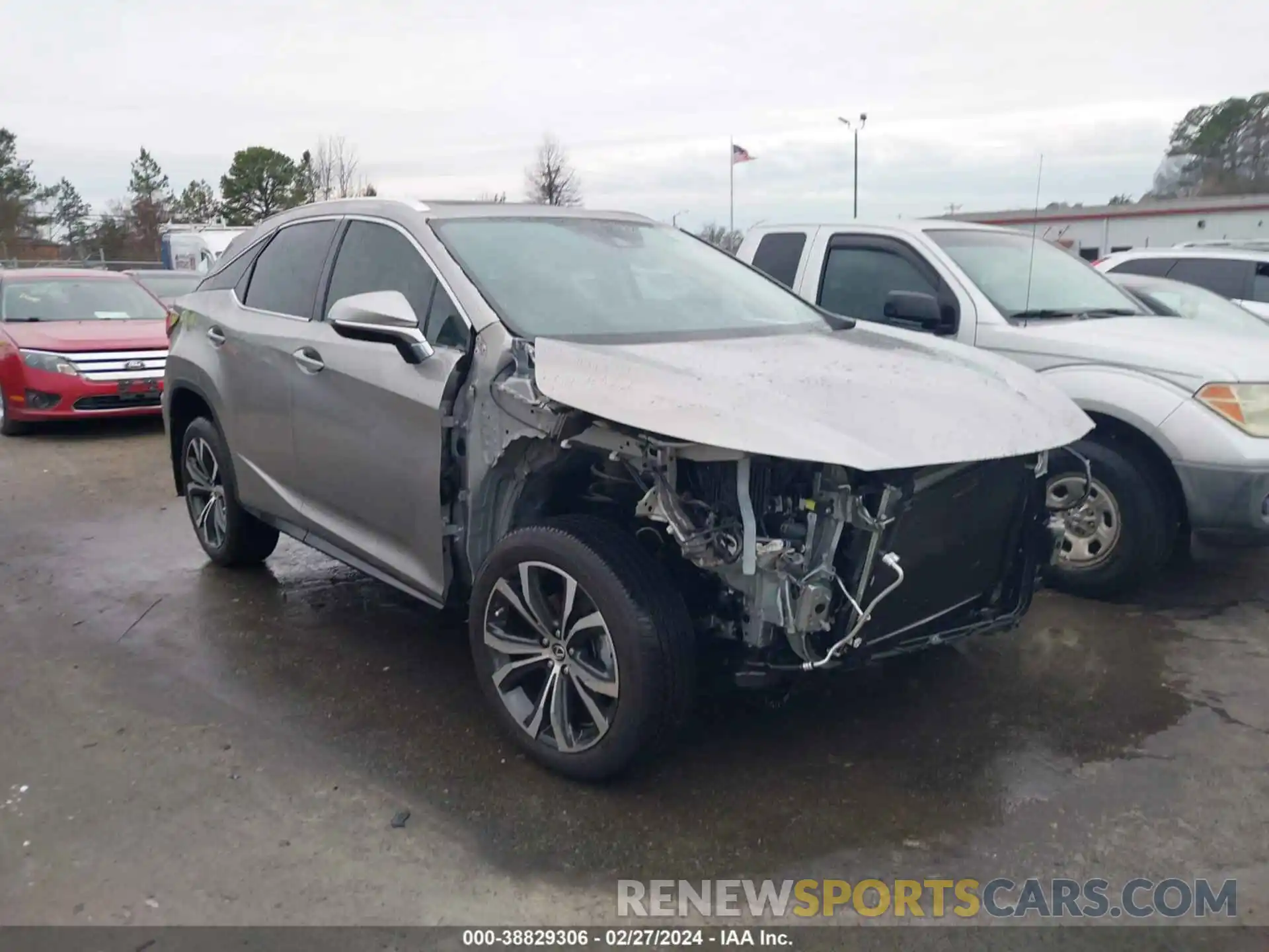 1 Photograph of a damaged car 2T2HZMAAXNC257246 LEXUS RX 350 2022