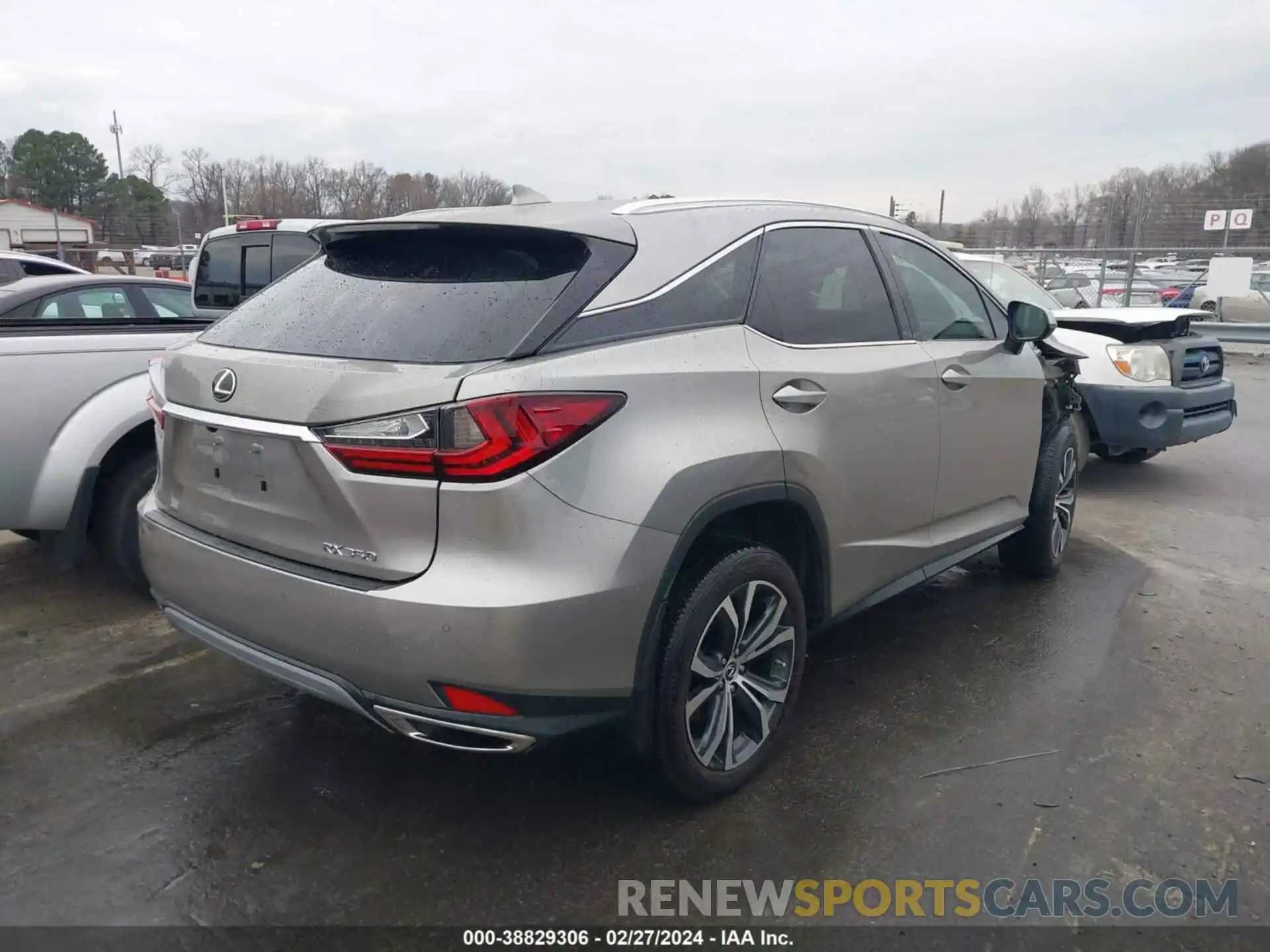 4 Фотография поврежденного автомобиля 2T2HZMAAXNC257246 LEXUS RX 350 2022