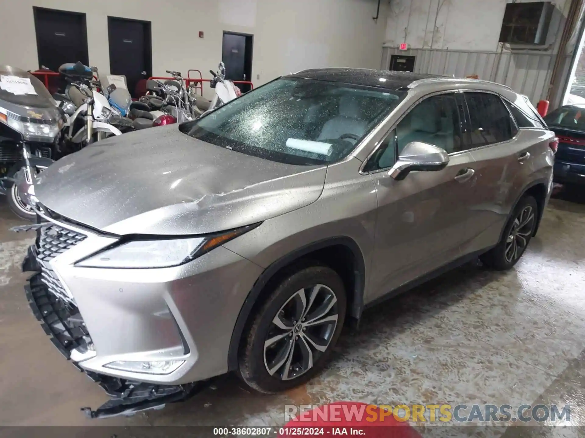 2 Фотография поврежденного автомобиля 2T2HZMDA1NC345324 LEXUS RX 350 2022