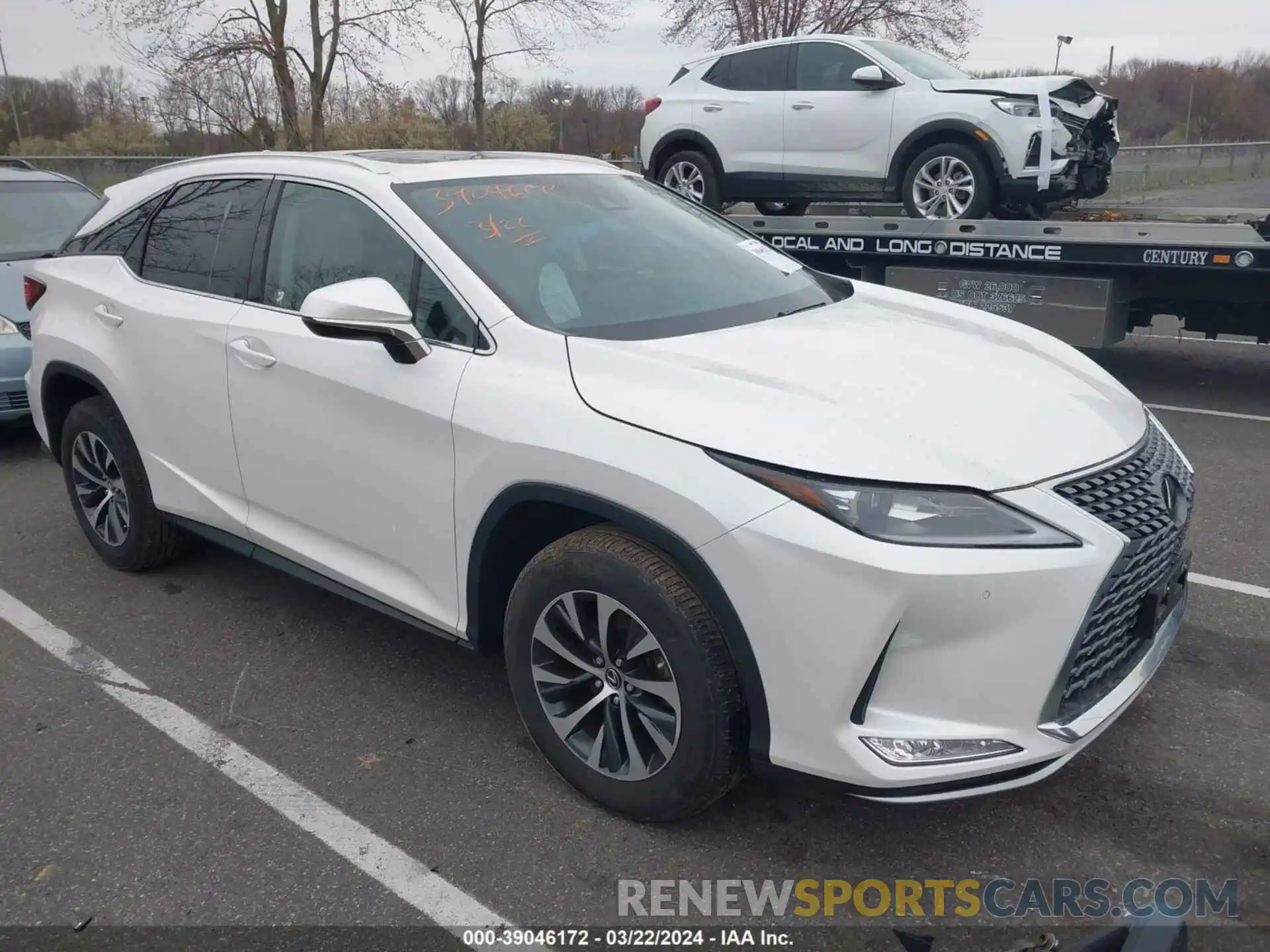 1 Photograph of a damaged car 2T2HZMDA1NC347591 LEXUS RX 350 2022