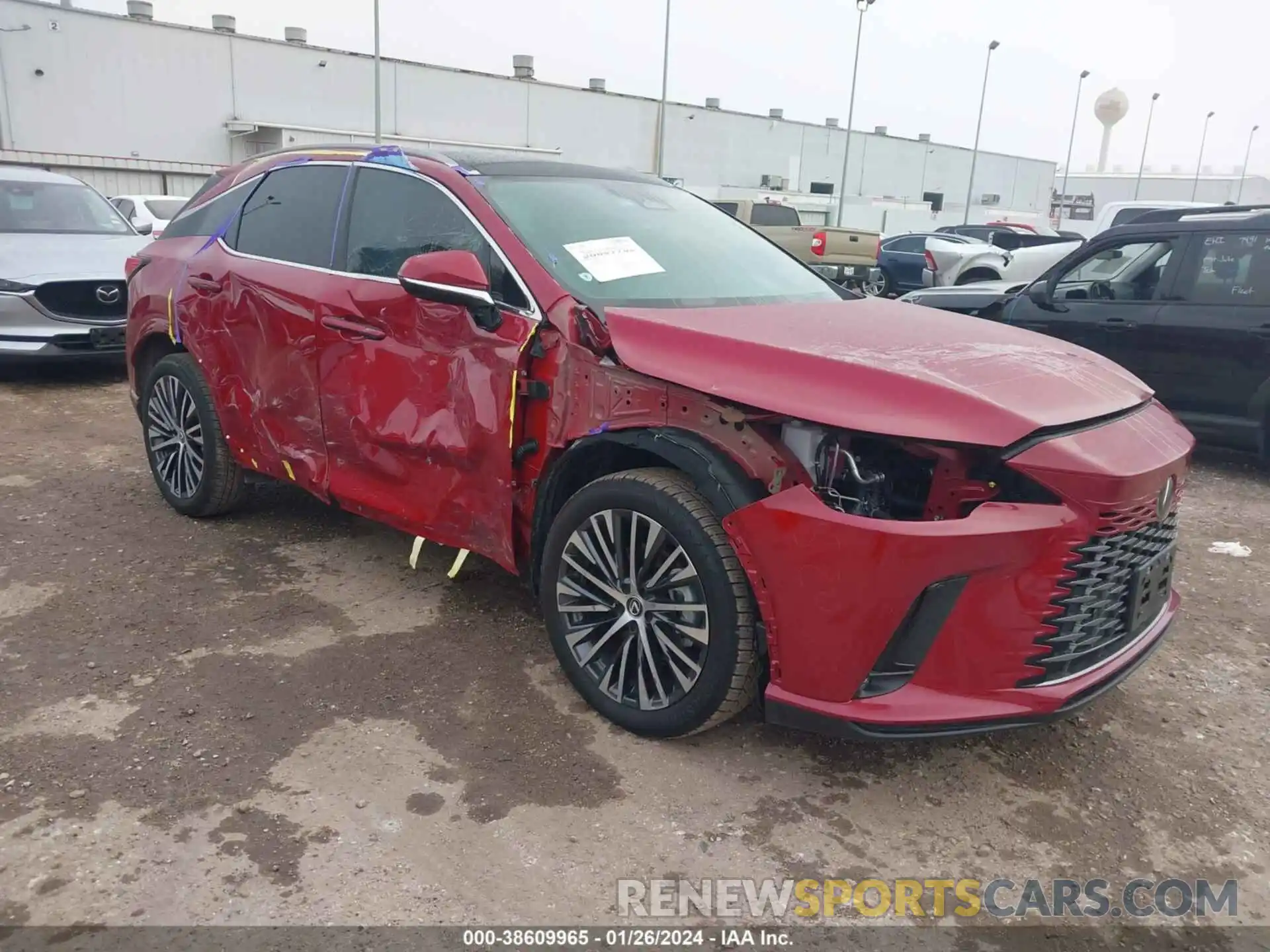 1 Photograph of a damaged car 2T2BAMBA0PC021882 LEXUS RX 350 2023