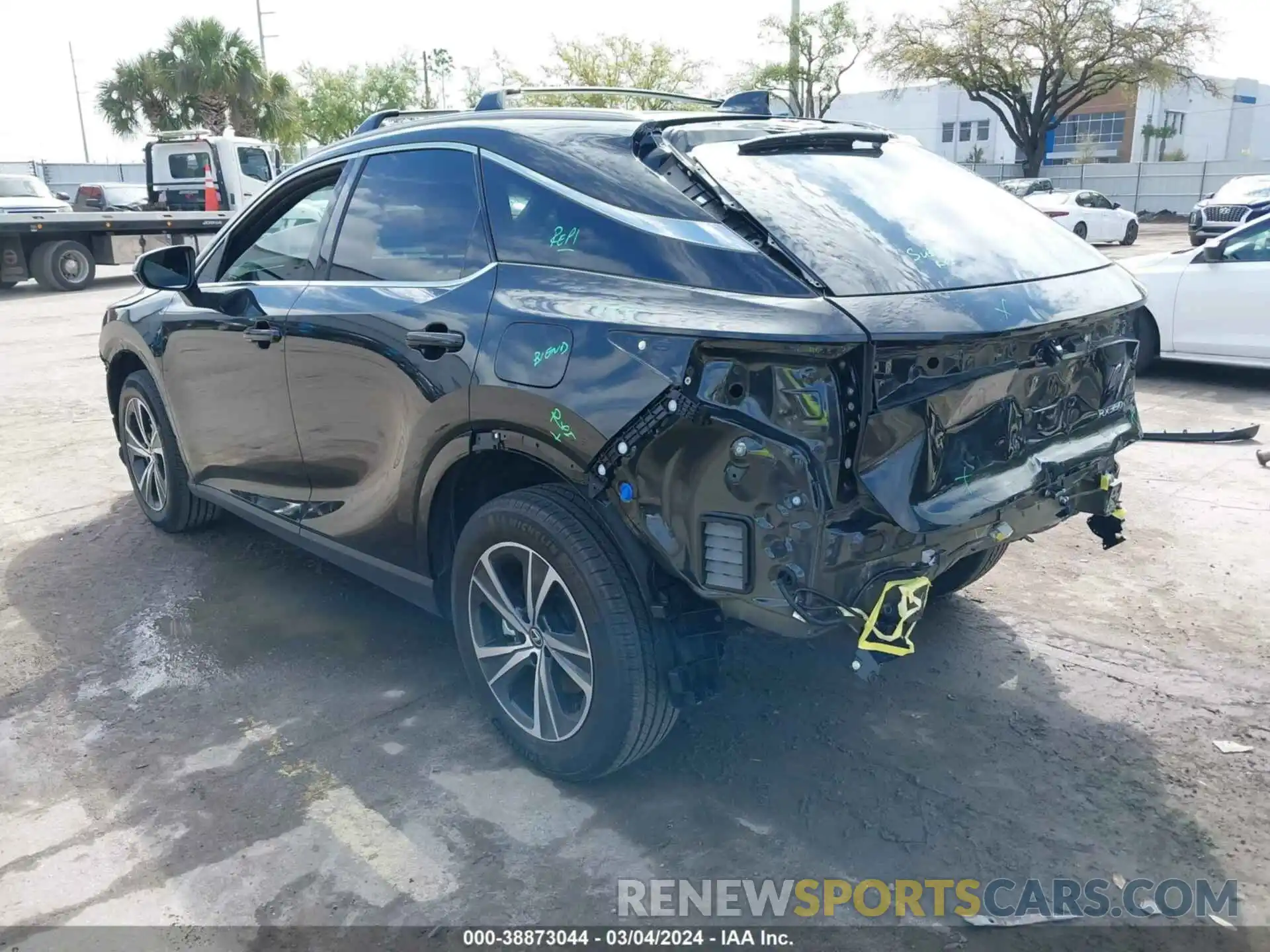 3 Photograph of a damaged car 2T2BAMBA3PC003683 LEXUS RX 350 2023