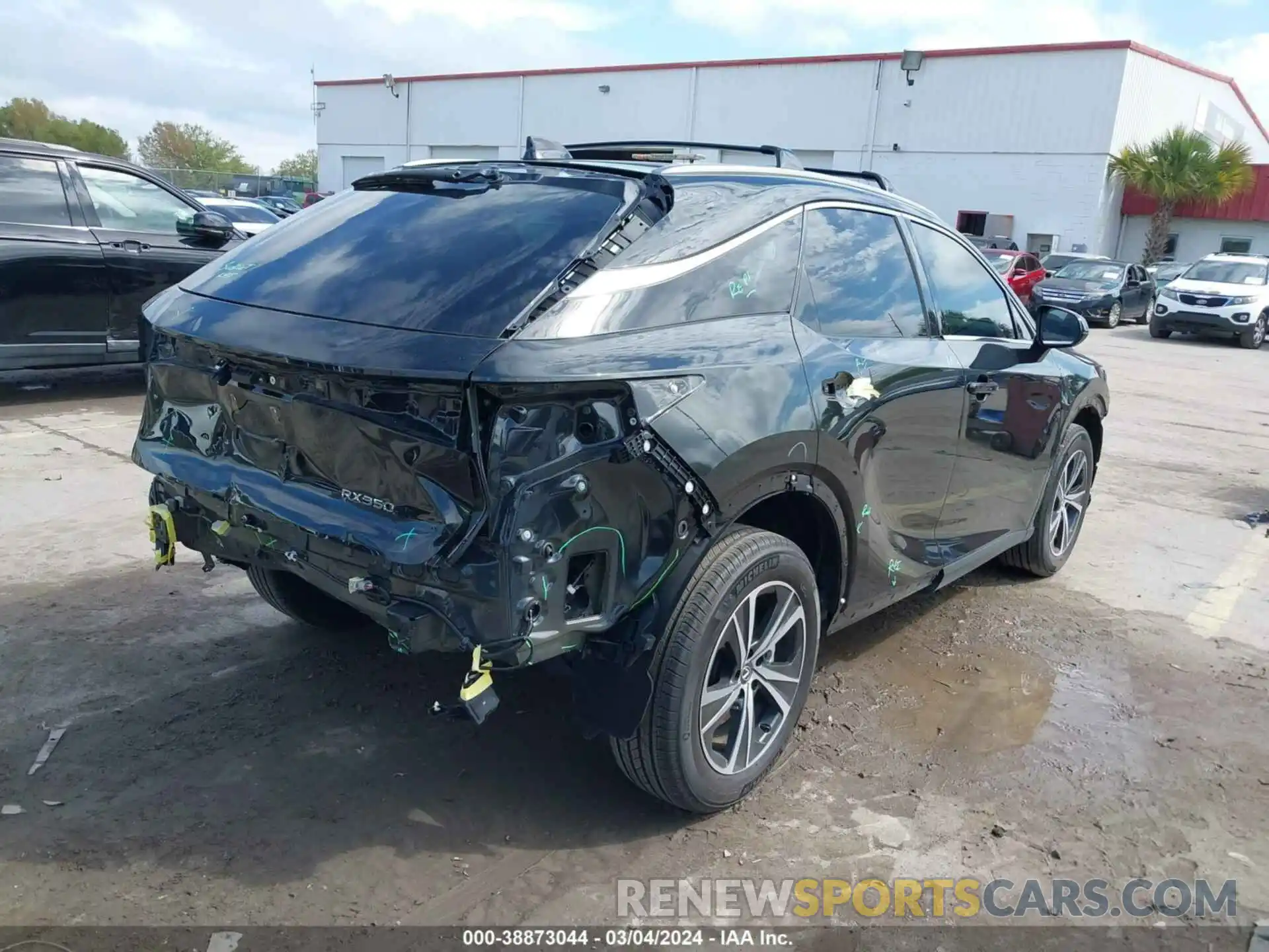 4 Фотография поврежденного автомобиля 2T2BAMBA3PC003683 LEXUS RX 350 2023