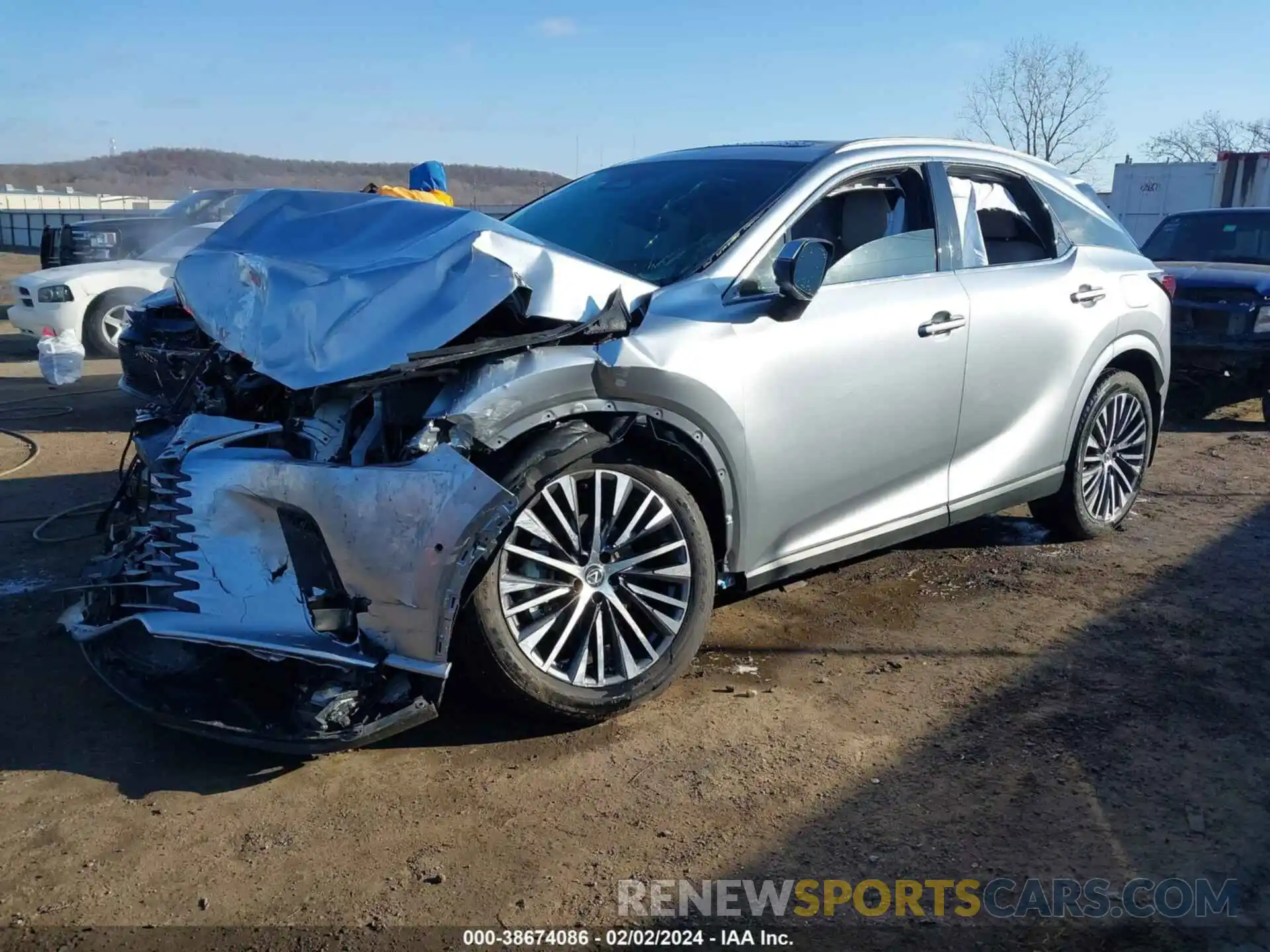 2 Photograph of a damaged car 2T2BAMCA3PC016951 LEXUS RX 350 2023