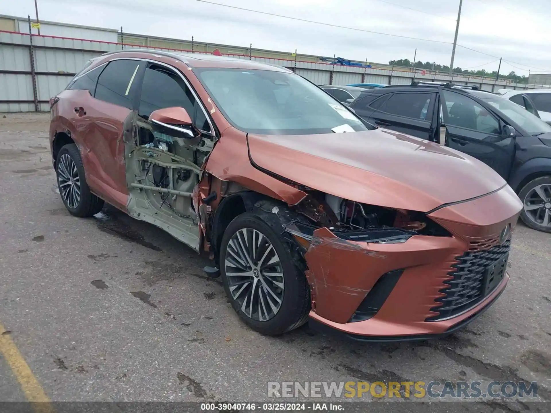 1 Photograph of a damaged car 2T2BAMCA8PC024544 LEXUS RX 350 2023