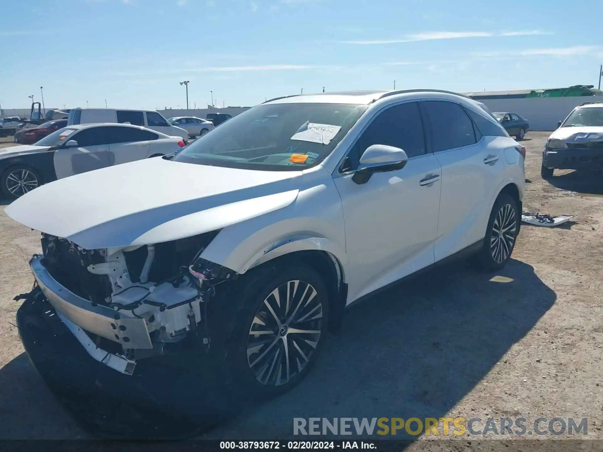 2 Photograph of a damaged car 2T2BAMBA5RC023730 LEXUS RX 350 2024