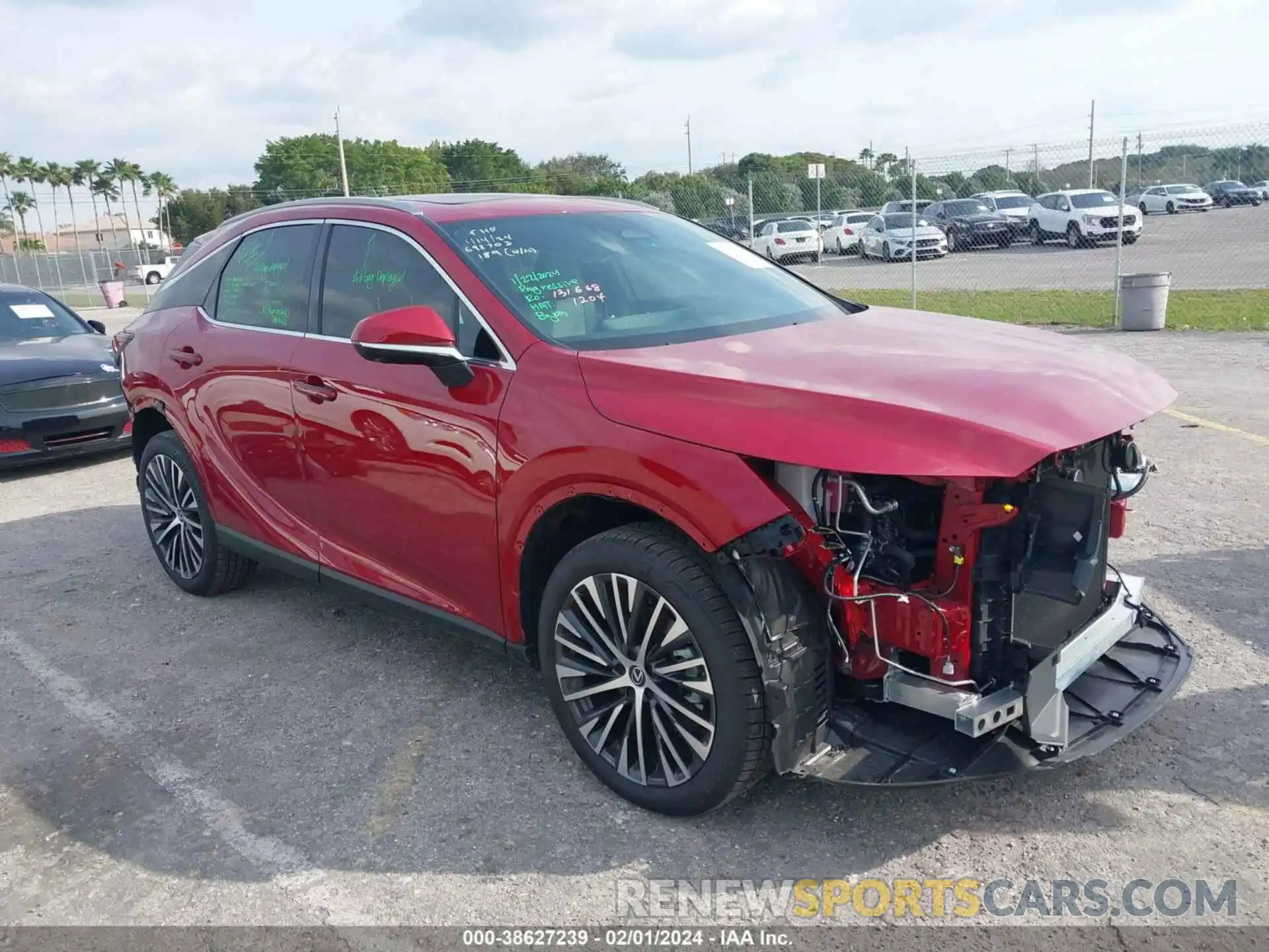 1 Photograph of a damaged car 2T2BAMBA5RC028037 LEXUS RX 350 2024