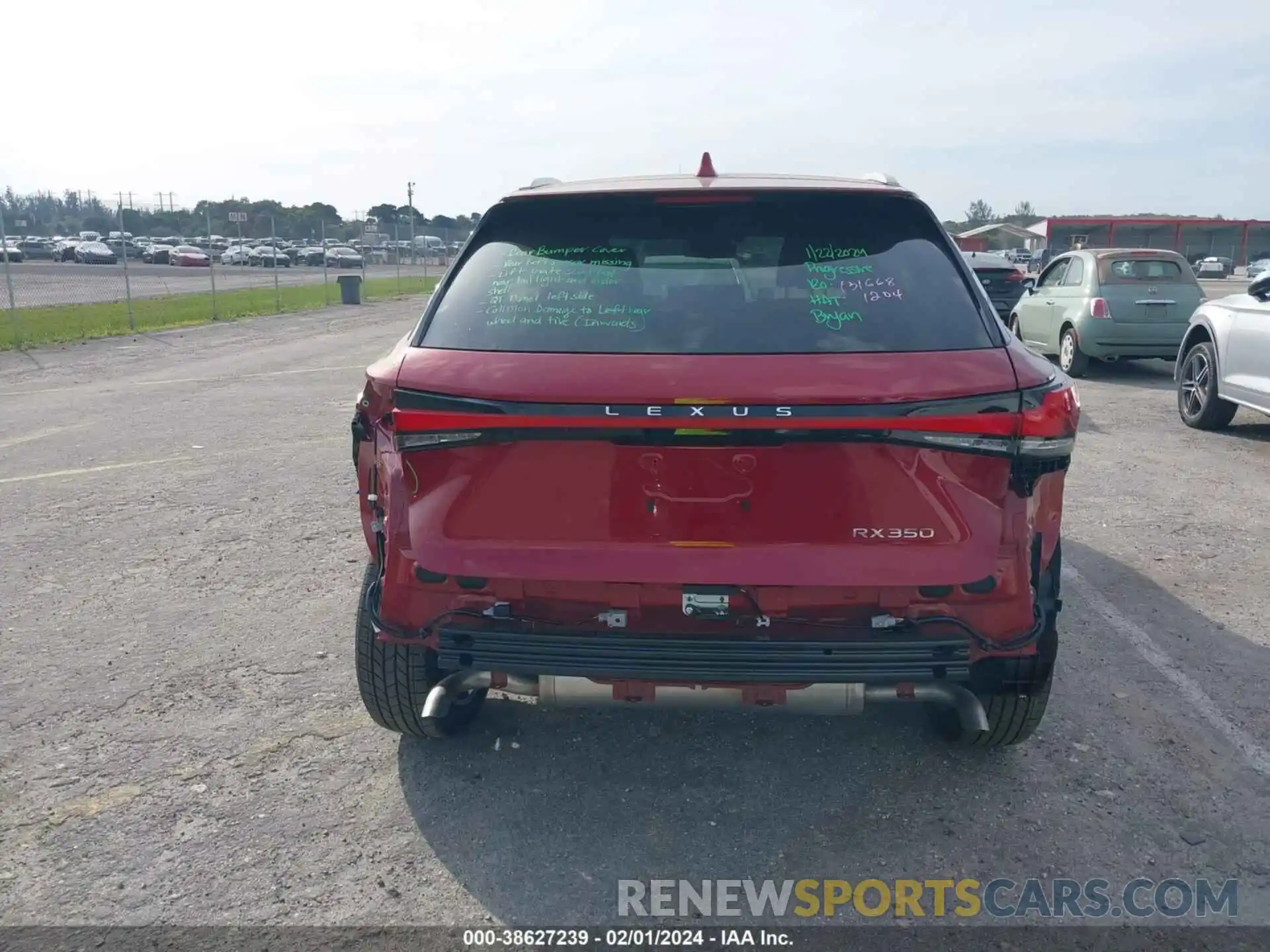 17 Photograph of a damaged car 2T2BAMBA5RC028037 LEXUS RX 350 2024