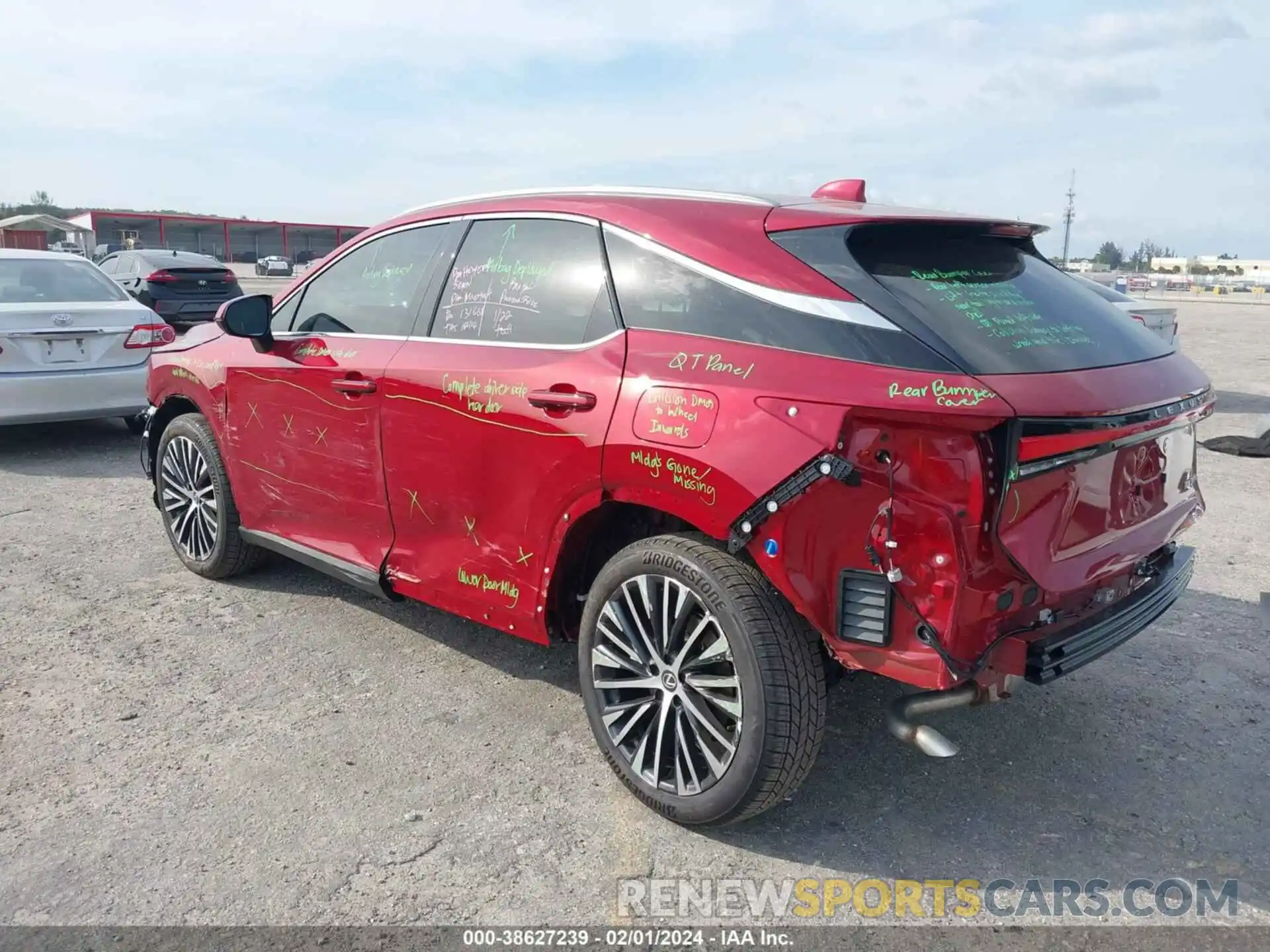 3 Photograph of a damaged car 2T2BAMBA5RC028037 LEXUS RX 350 2024