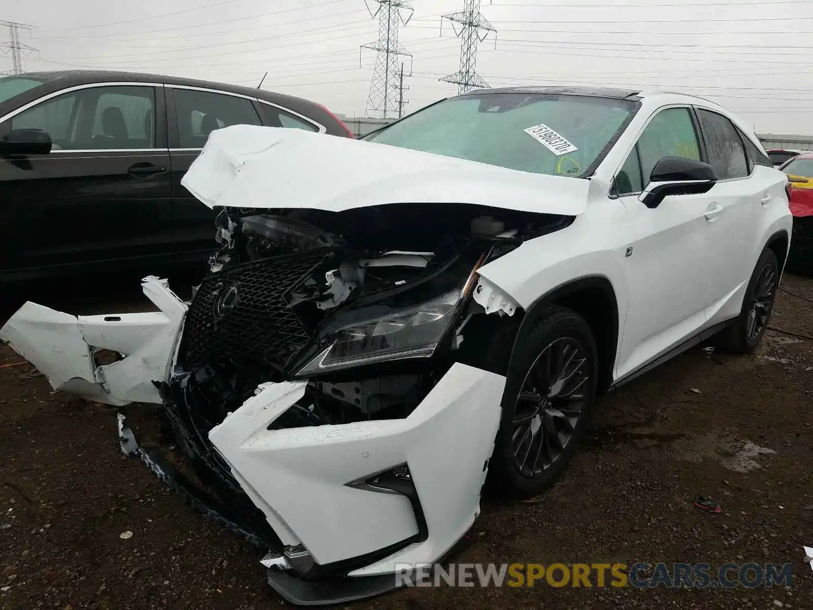 2 Photograph of a damaged car 2T2BZMCA0KC171197 LEXUS RX 350 BAS 2019