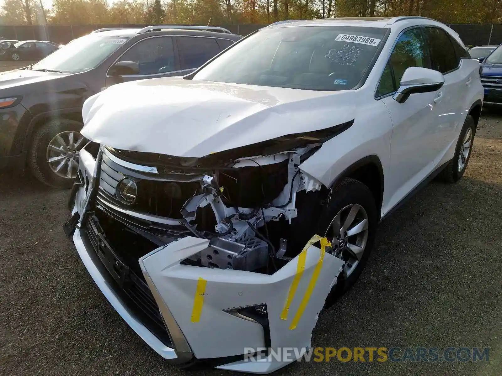 2 Photograph of a damaged car 2T2BZMCA0KC209110 LEXUS RX 350 BAS 2019