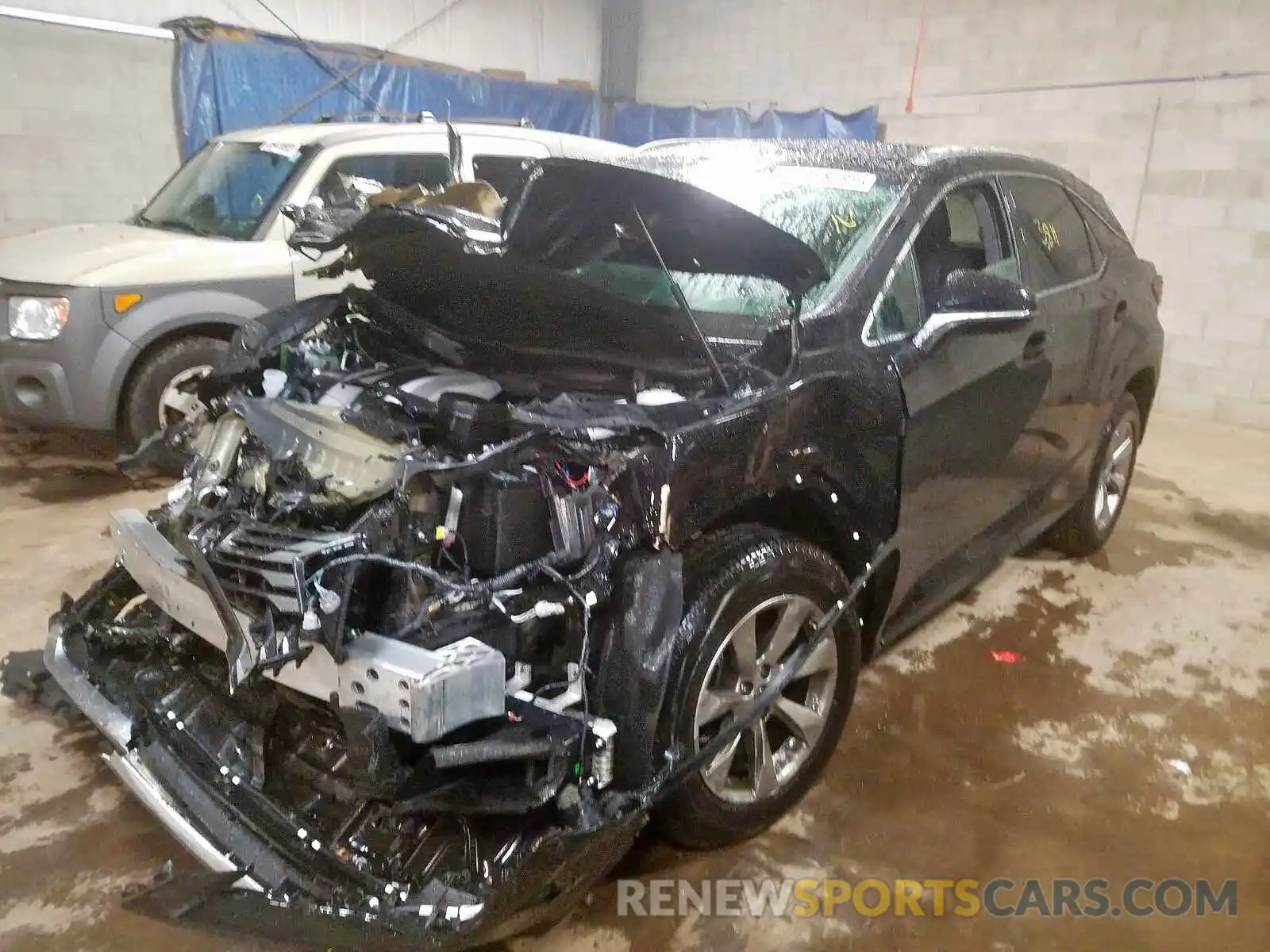 2 Photograph of a damaged car 2T2BZMCA1KC206801 LEXUS RX 350 BAS 2019