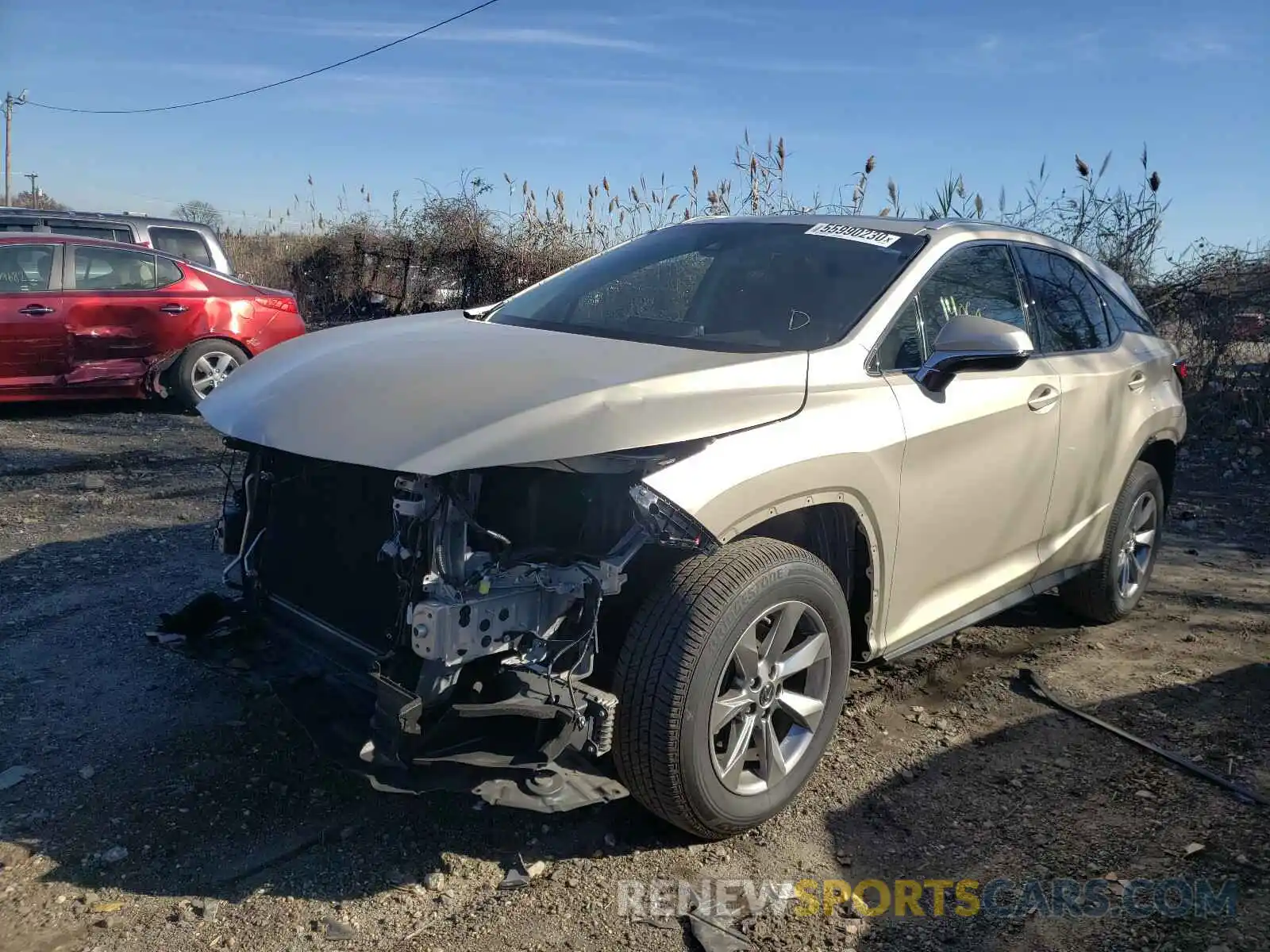 2 Photograph of a damaged car 2T2BZMCA1KC206992 LEXUS RX 350 BAS 2019