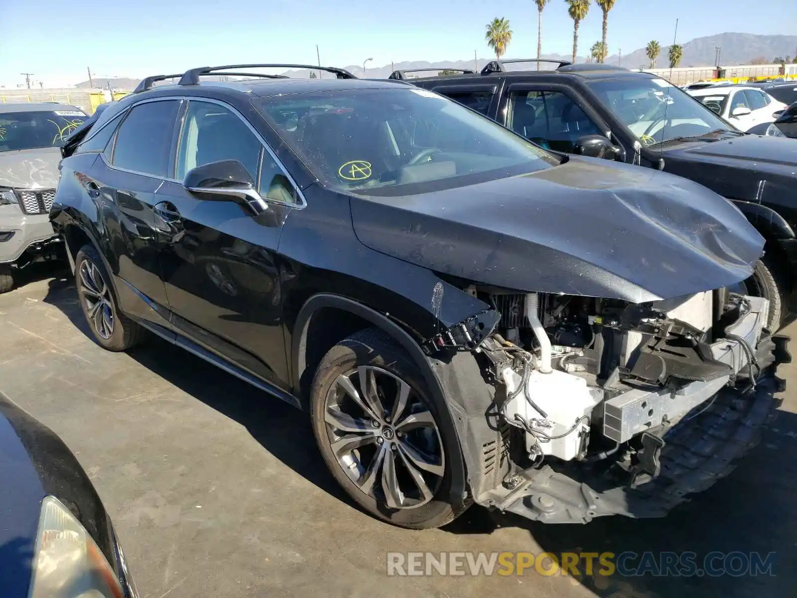 1 Photograph of a damaged car 2T2BZMCA2KC168415 LEXUS RX 350 BAS 2019