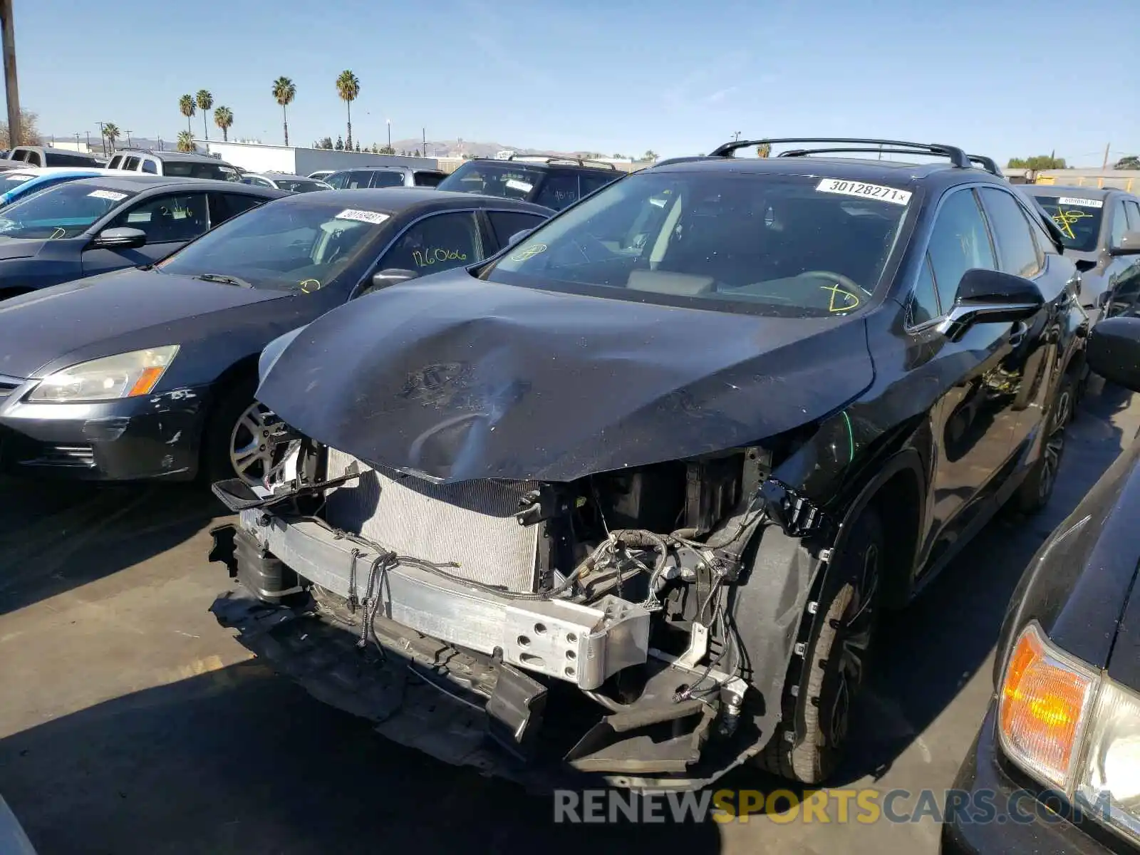 2 Photograph of a damaged car 2T2BZMCA2KC168415 LEXUS RX 350 BAS 2019