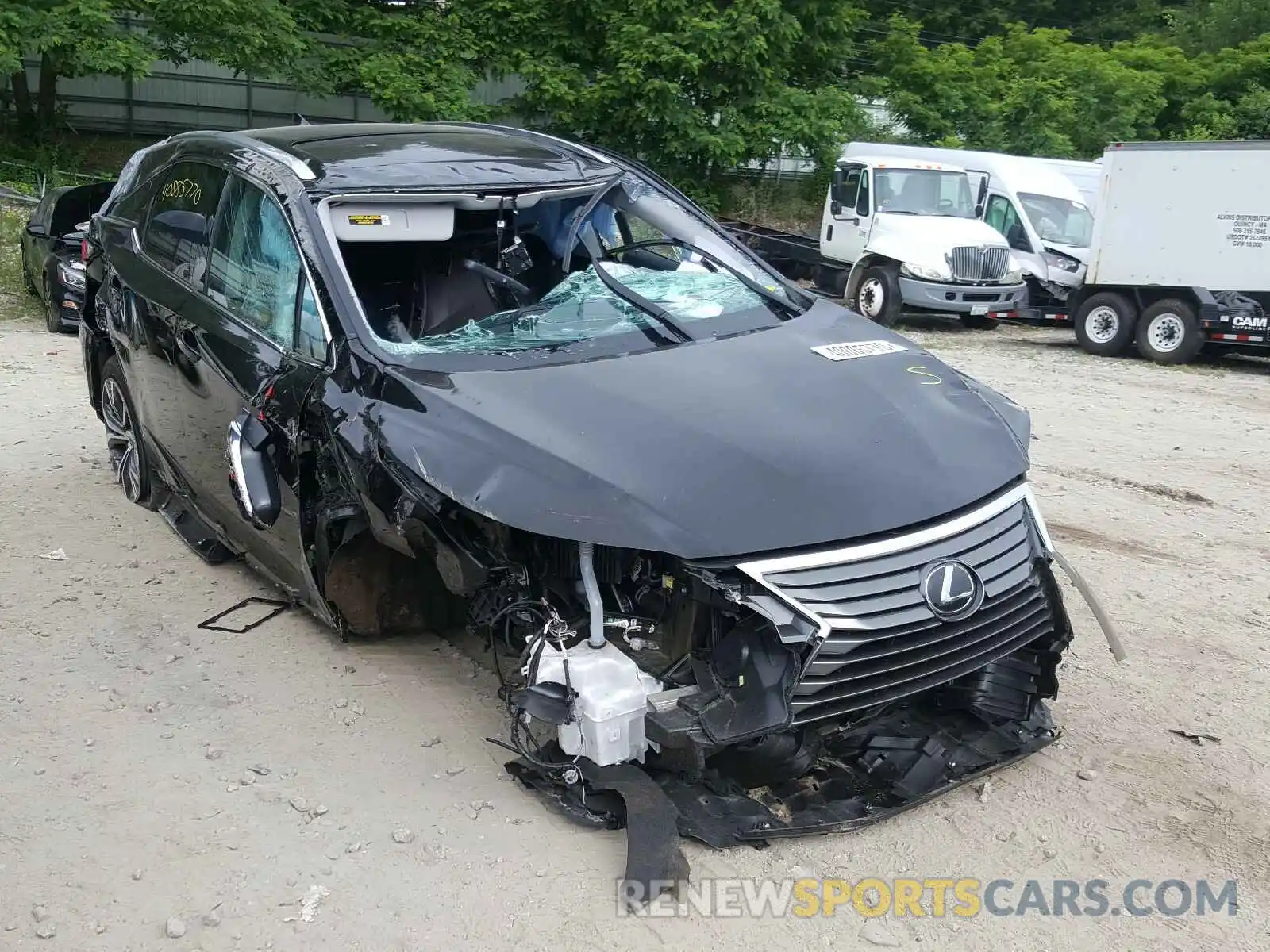 1 Photograph of a damaged car 2T2BZMCA2KC185893 LEXUS RX 350 BAS 2019