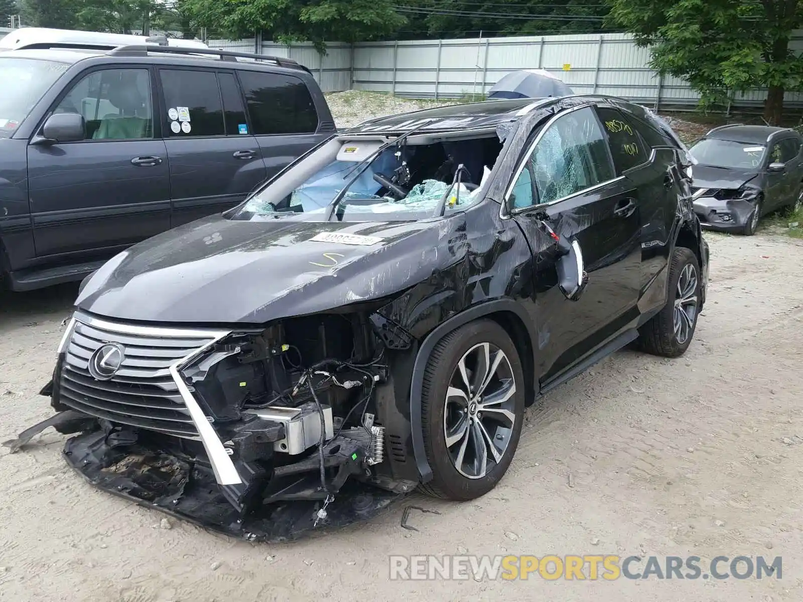 2 Photograph of a damaged car 2T2BZMCA2KC185893 LEXUS RX 350 BAS 2019