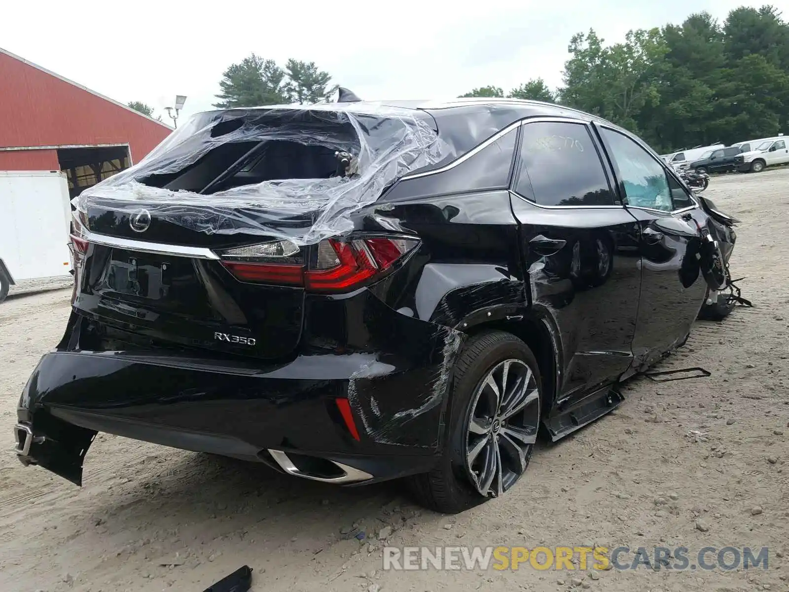 4 Фотография поврежденного автомобиля 2T2BZMCA2KC185893 LEXUS RX 350 BAS 2019