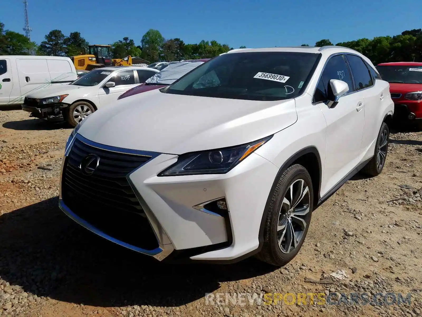 2 Photograph of a damaged car 2T2BZMCA2KC194383 LEXUS RX 350 BAS 2019