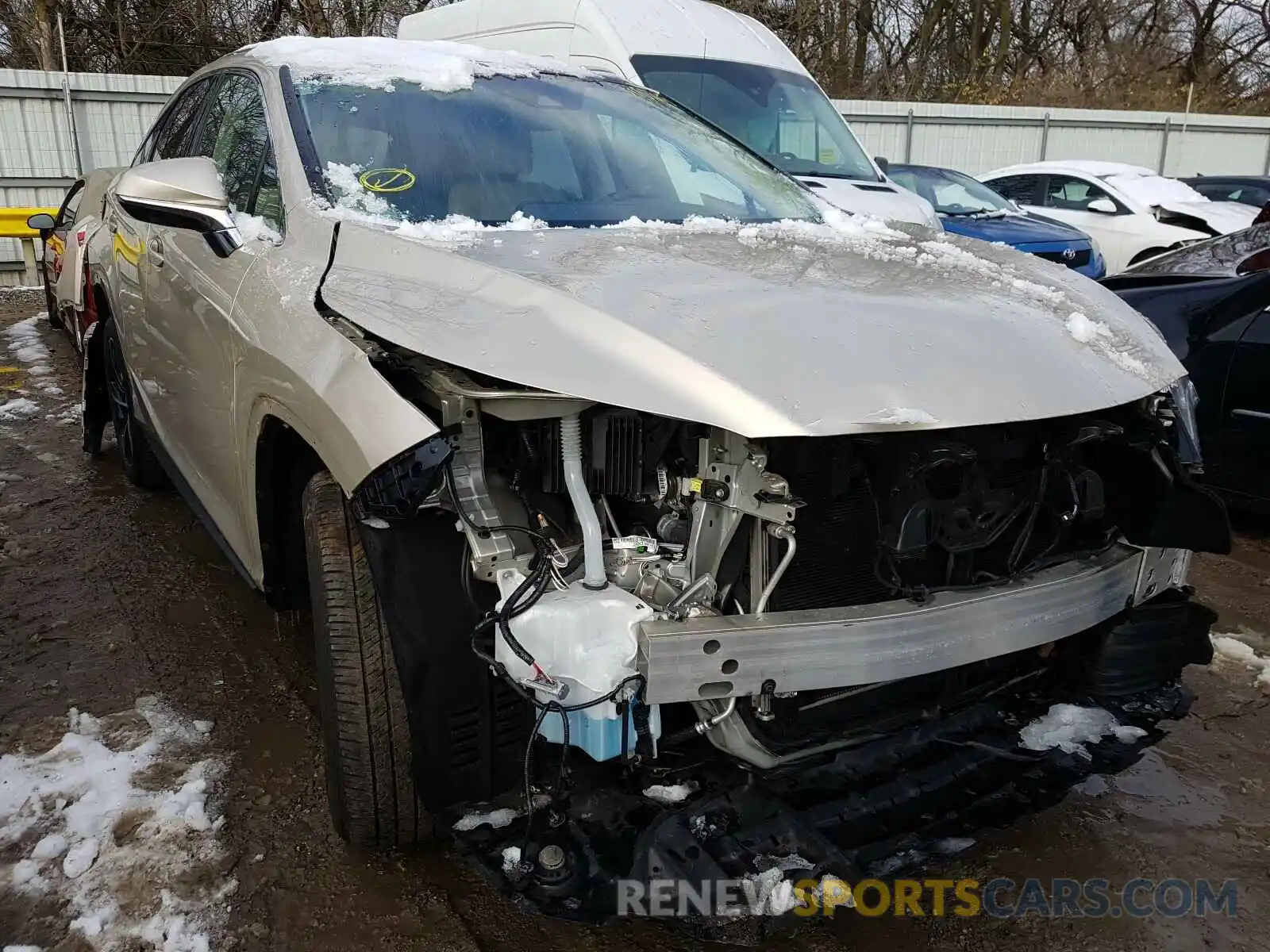 1 Photograph of a damaged car 2T2BZMCA2KC203616 LEXUS RX 350 BAS 2019