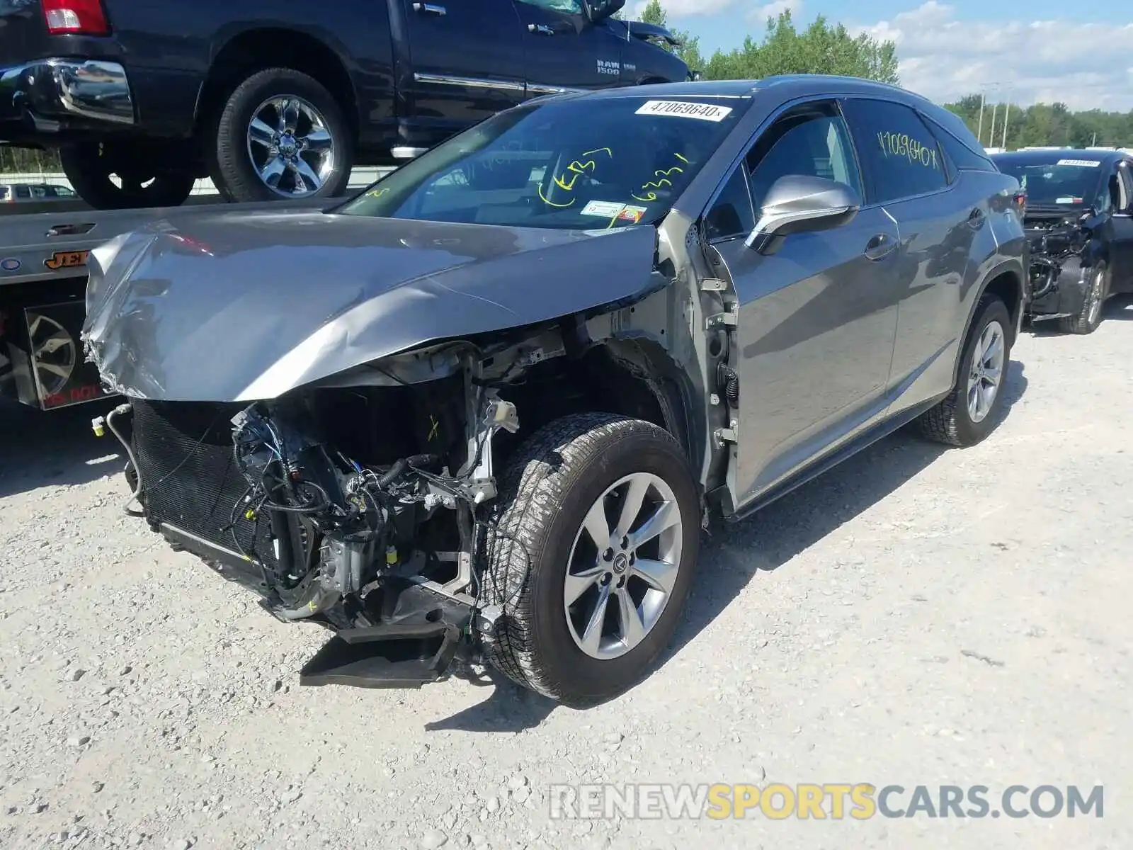 2 Photograph of a damaged car 2T2BZMCA3KC186468 LEXUS RX 350 BAS 2019