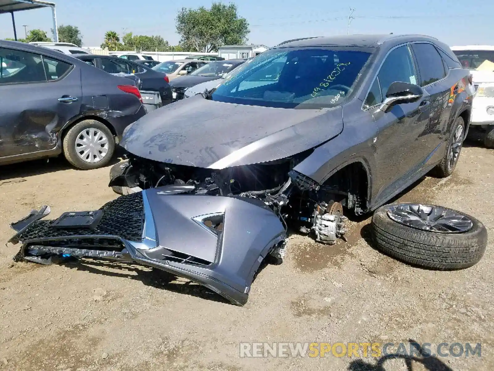 2 Photograph of a damaged car 2T2BZMCA3KC191993 LEXUS RX 350 BAS 2019