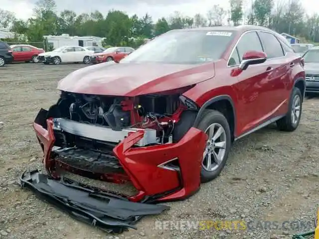 2 Photograph of a damaged car 2T2BZMCA3KC200935 LEXUS RX 350 BAS 2019