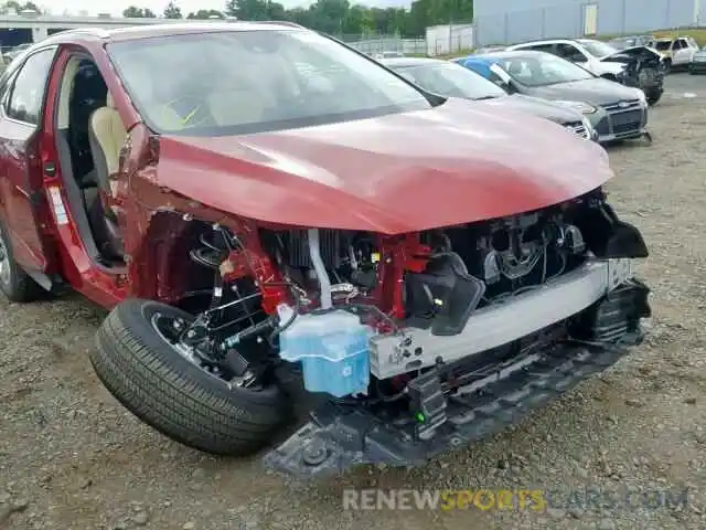 9 Фотография поврежденного автомобиля 2T2BZMCA3KC200935 LEXUS RX 350 BAS 2019