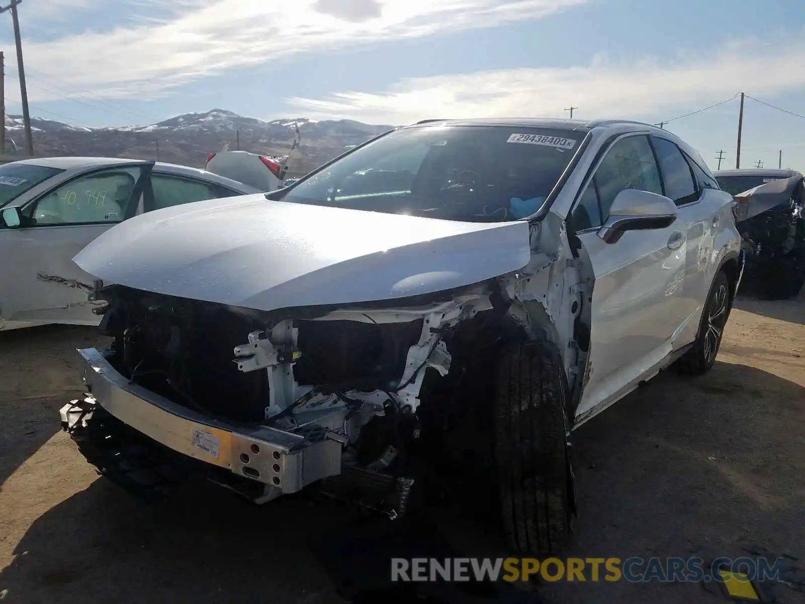 2 Photograph of a damaged car 2T2BZMCA4KC172594 LEXUS RX 350 BAS 2019