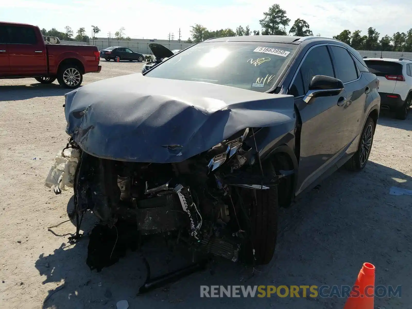 2 Photograph of a damaged car 2T2BZMCA5KC180879 LEXUS RX 350 BAS 2019