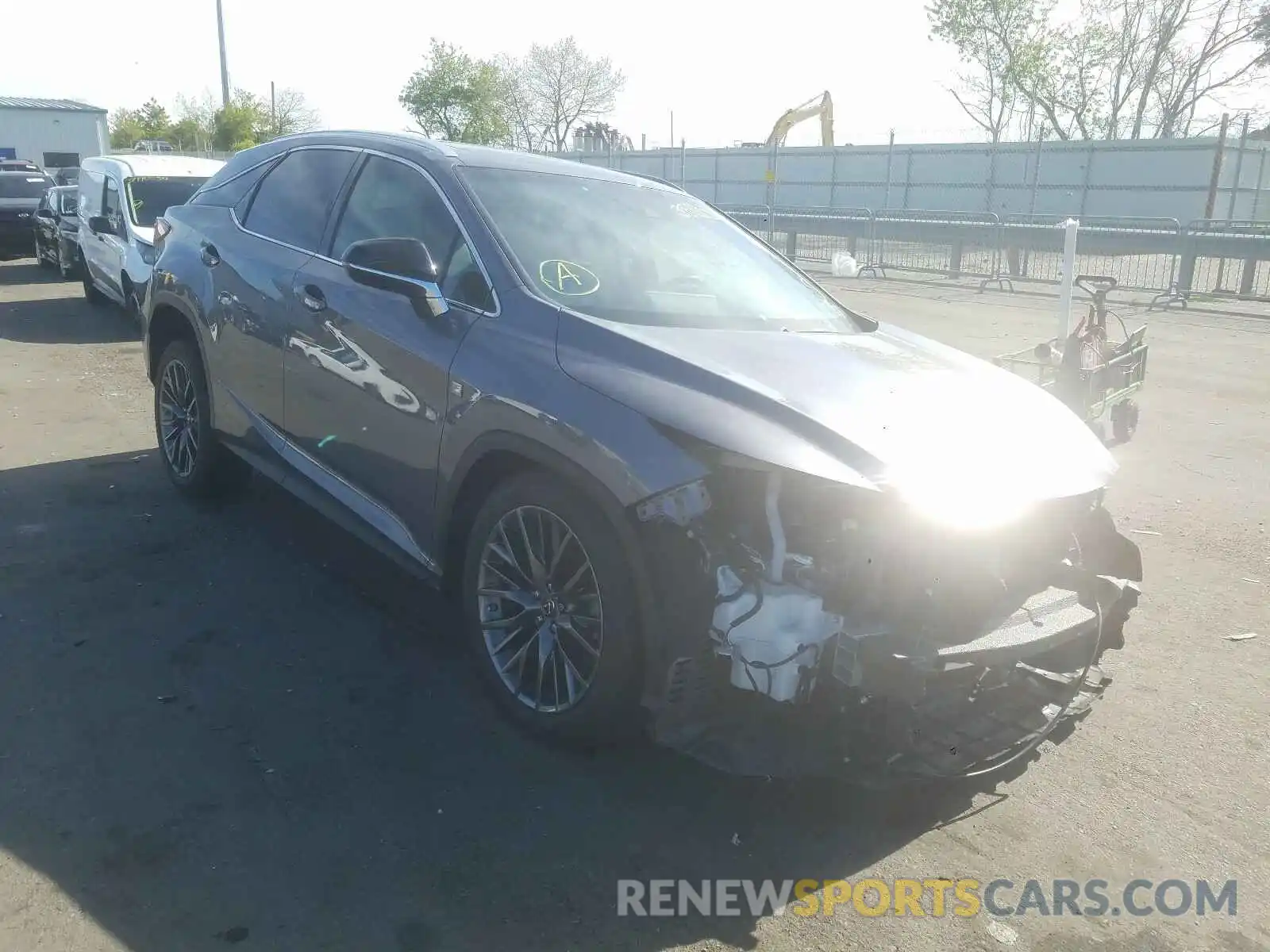 1 Фотография поврежденного автомобиля 2T2BZMCA5KC192725 LEXUS RX 350 BAS 2019