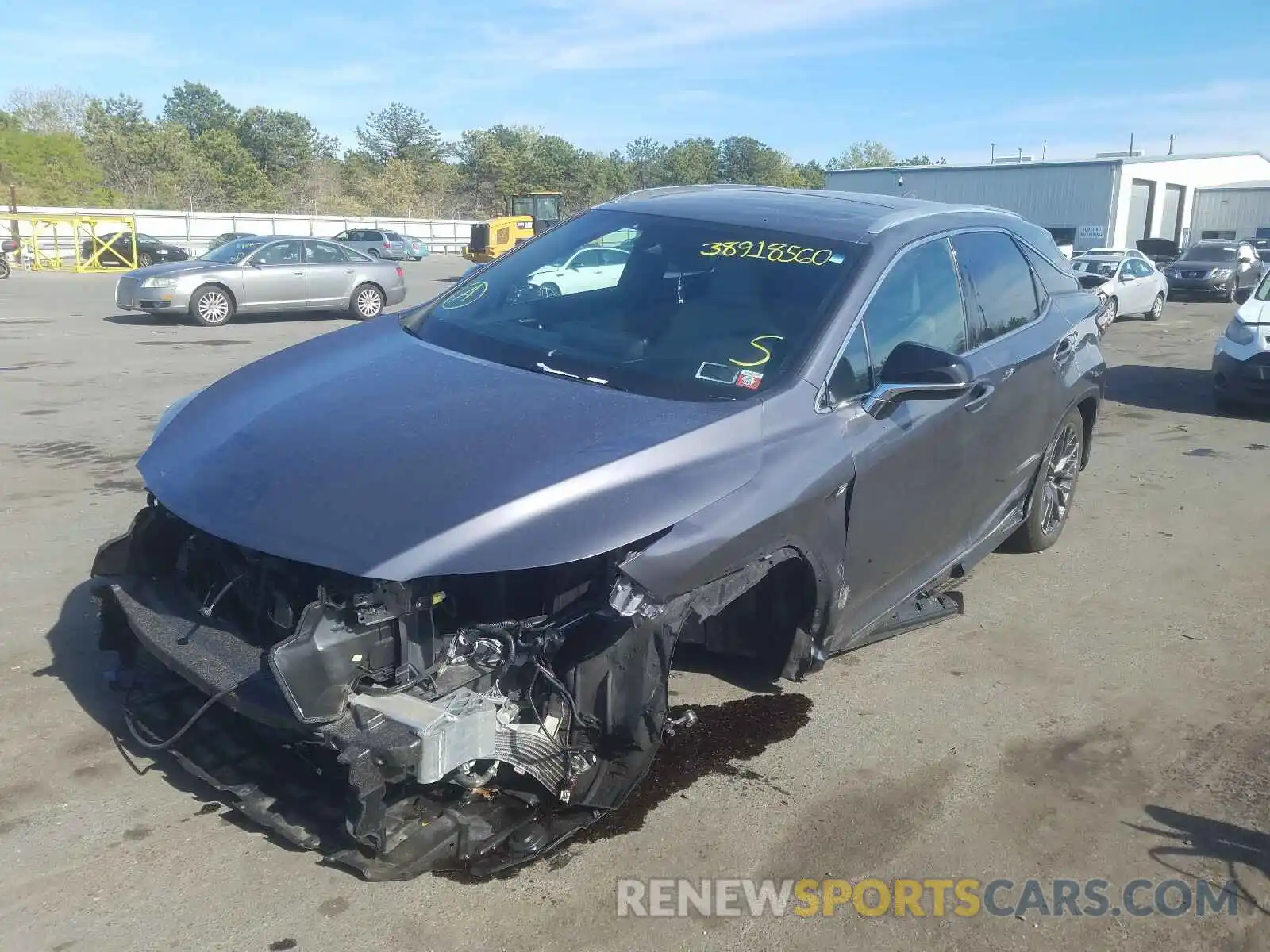 2 Photograph of a damaged car 2T2BZMCA5KC192725 LEXUS RX 350 BAS 2019