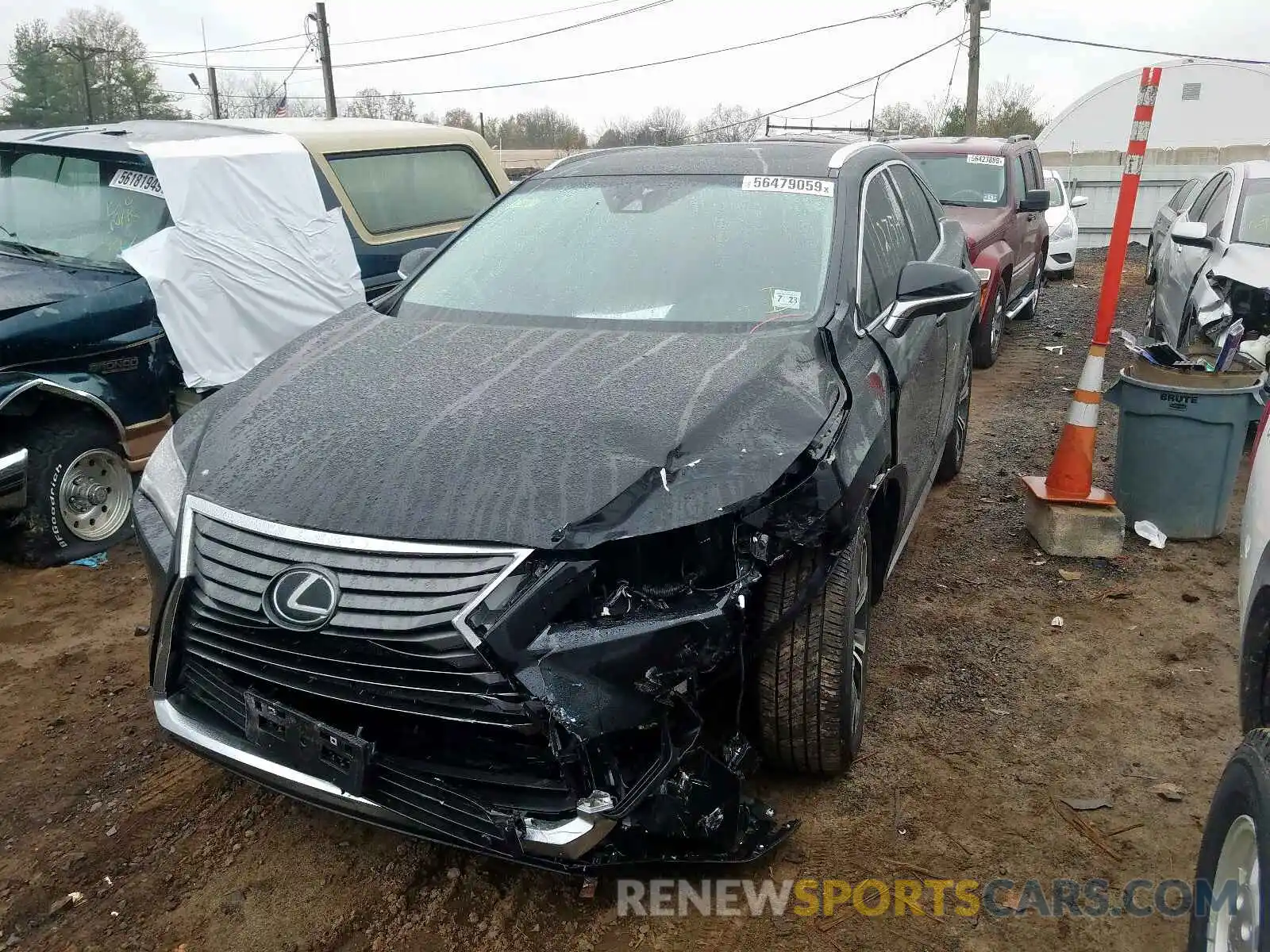 2 Фотография поврежденного автомобиля 2T2BZMCA5KC197844 LEXUS RX 350 BAS 2019