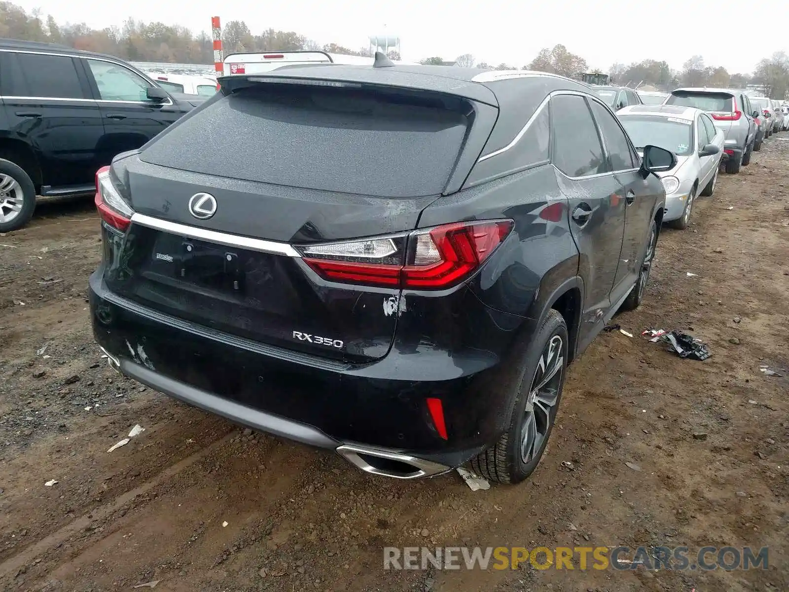 4 Фотография поврежденного автомобиля 2T2BZMCA5KC197844 LEXUS RX 350 BAS 2019