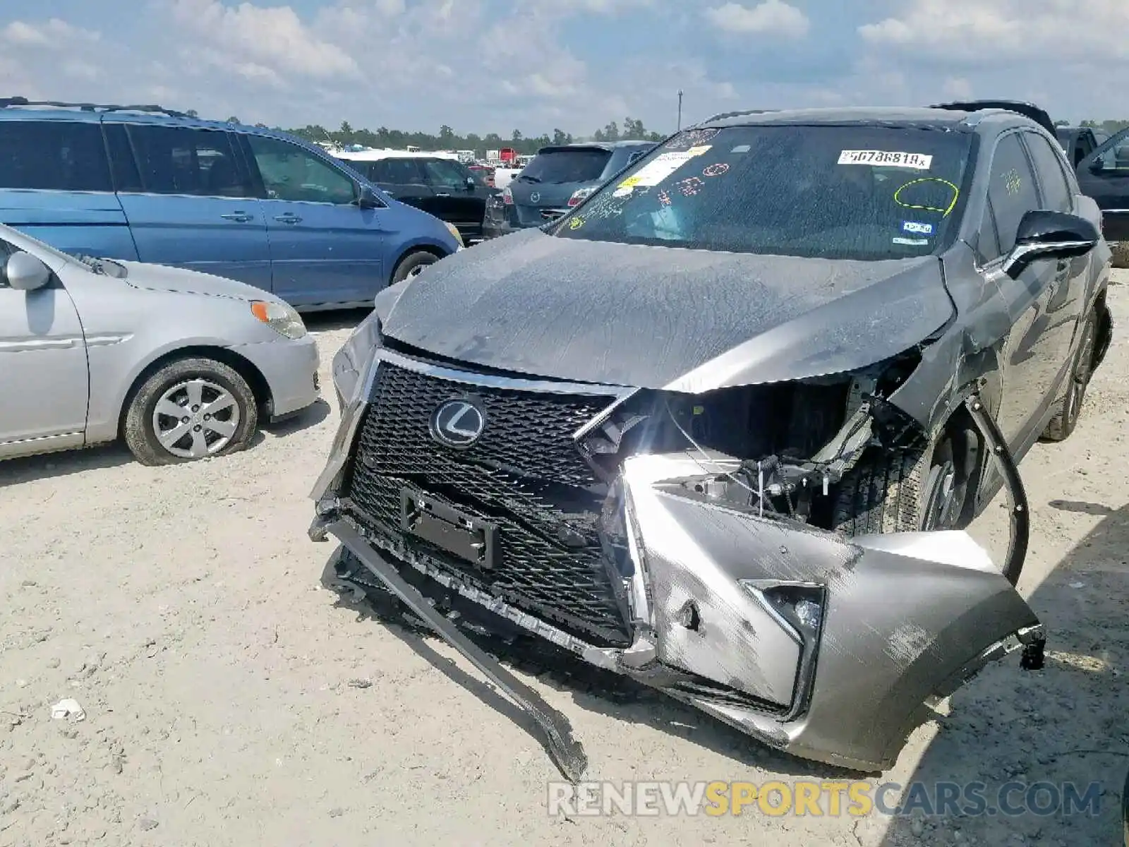 2 Фотография поврежденного автомобиля 2T2BZMCA6KC172483 LEXUS RX 350 BAS 2019
