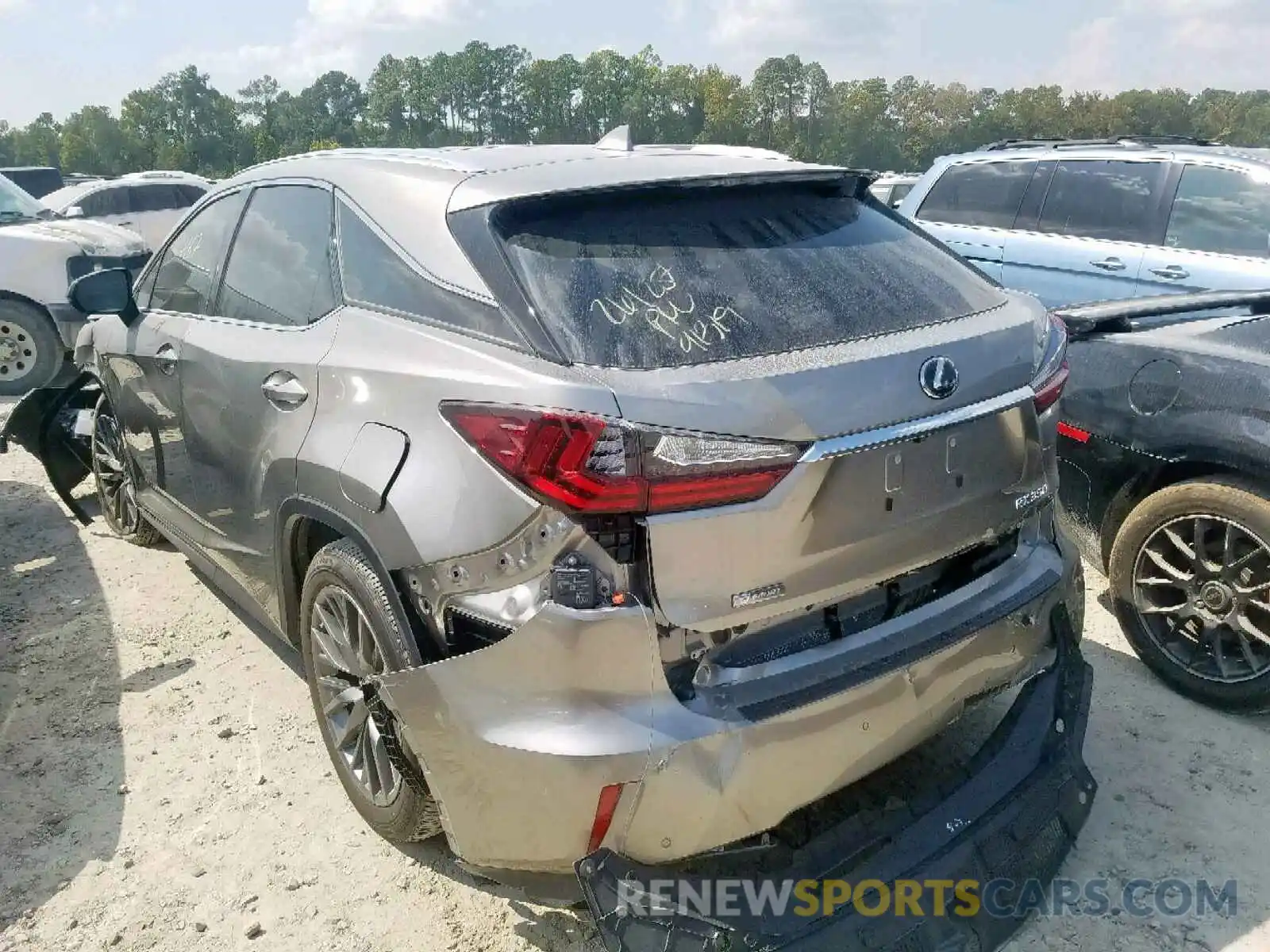 3 Photograph of a damaged car 2T2BZMCA6KC172483 LEXUS RX 350 BAS 2019