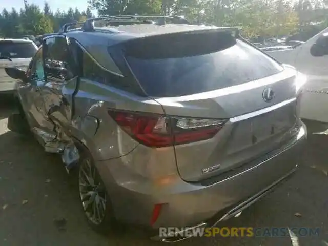 3 Photograph of a damaged car 2T2BZMCA6KC175271 LEXUS RX 350 BAS 2019