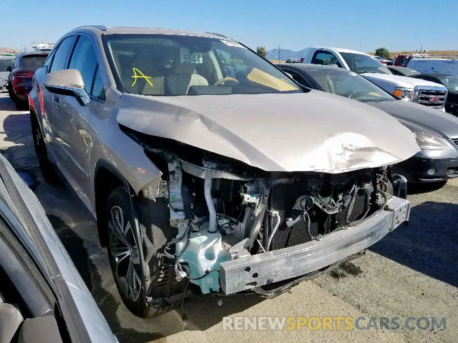 1 Photograph of a damaged car 2T2BZMCA6KC175884 LEXUS RX 350 BAS 2019