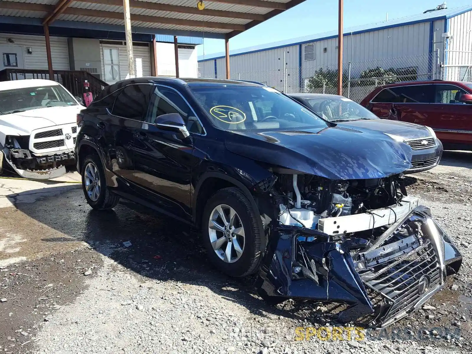 1 Photograph of a damaged car 2T2BZMCA6KC176971 LEXUS RX 350 BAS 2019