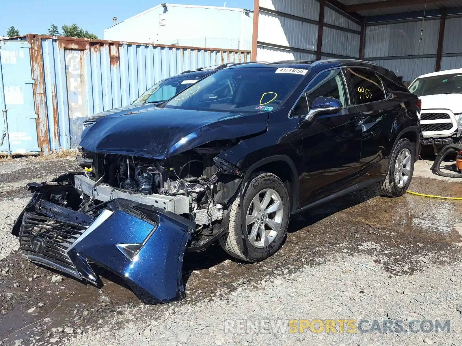 2 Photograph of a damaged car 2T2BZMCA6KC176971 LEXUS RX 350 BAS 2019