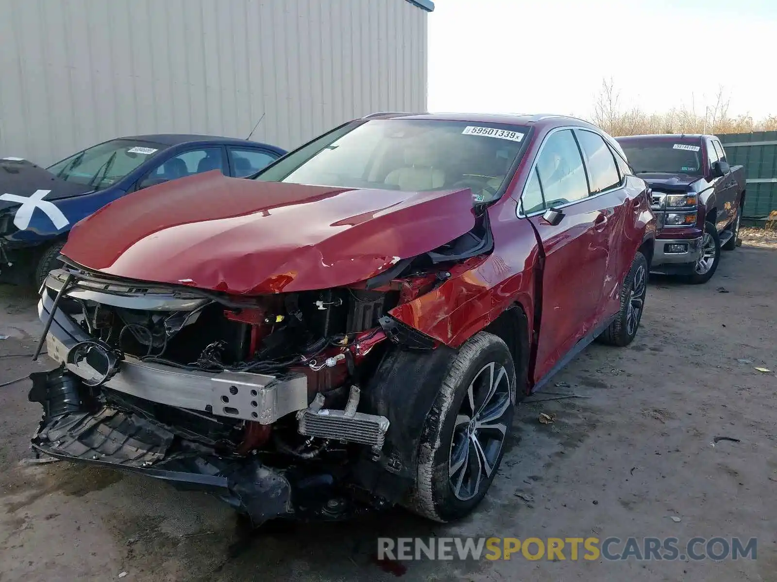 2 Photograph of a damaged car 2T2BZMCA6KC190093 LEXUS RX 350 BAS 2019