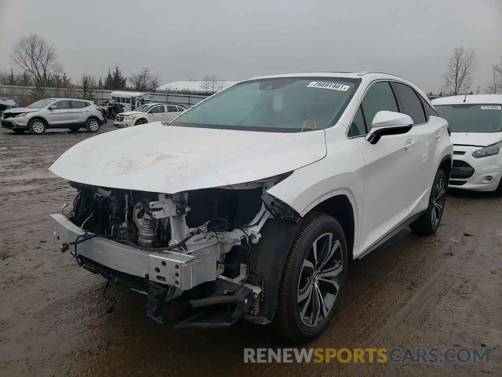 2 Photograph of a damaged car 2T2BZMCA6KC193446 LEXUS RX 350 BAS 2019