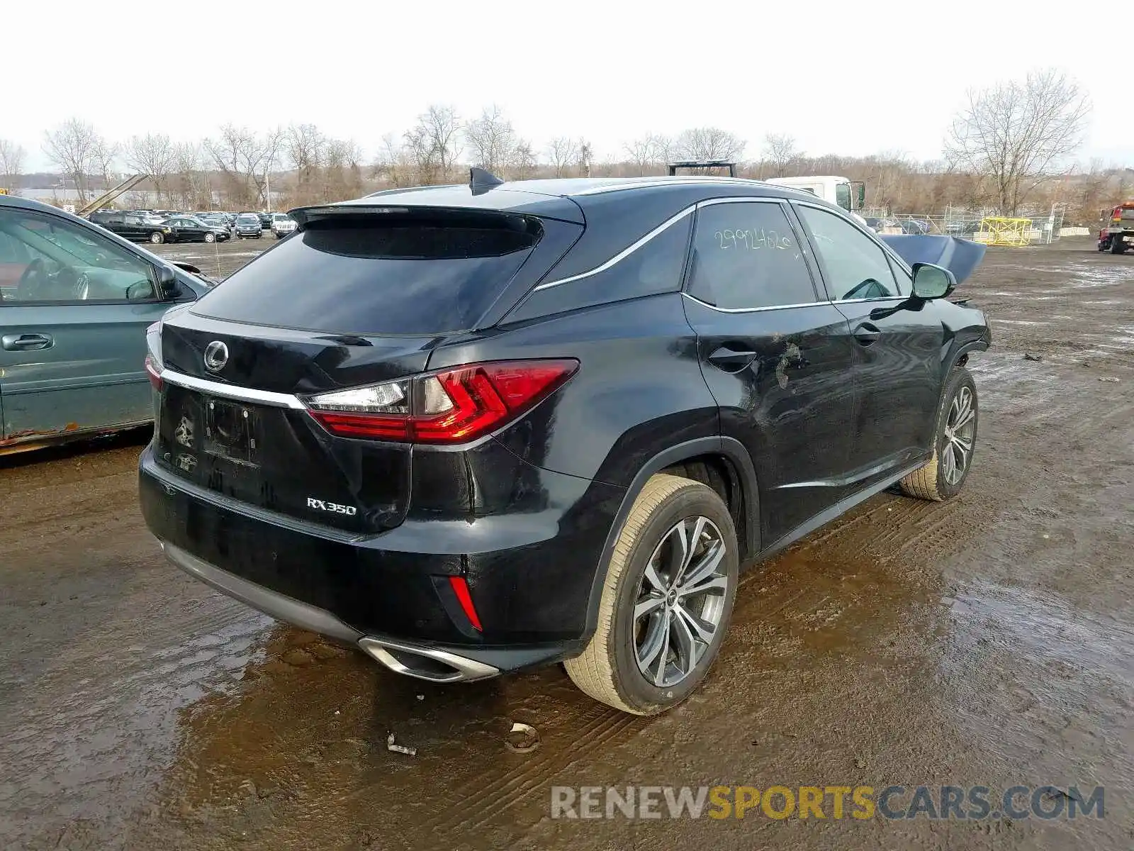 4 Фотография поврежденного автомобиля 2T2BZMCA6KC204655 LEXUS RX 350 BAS 2019