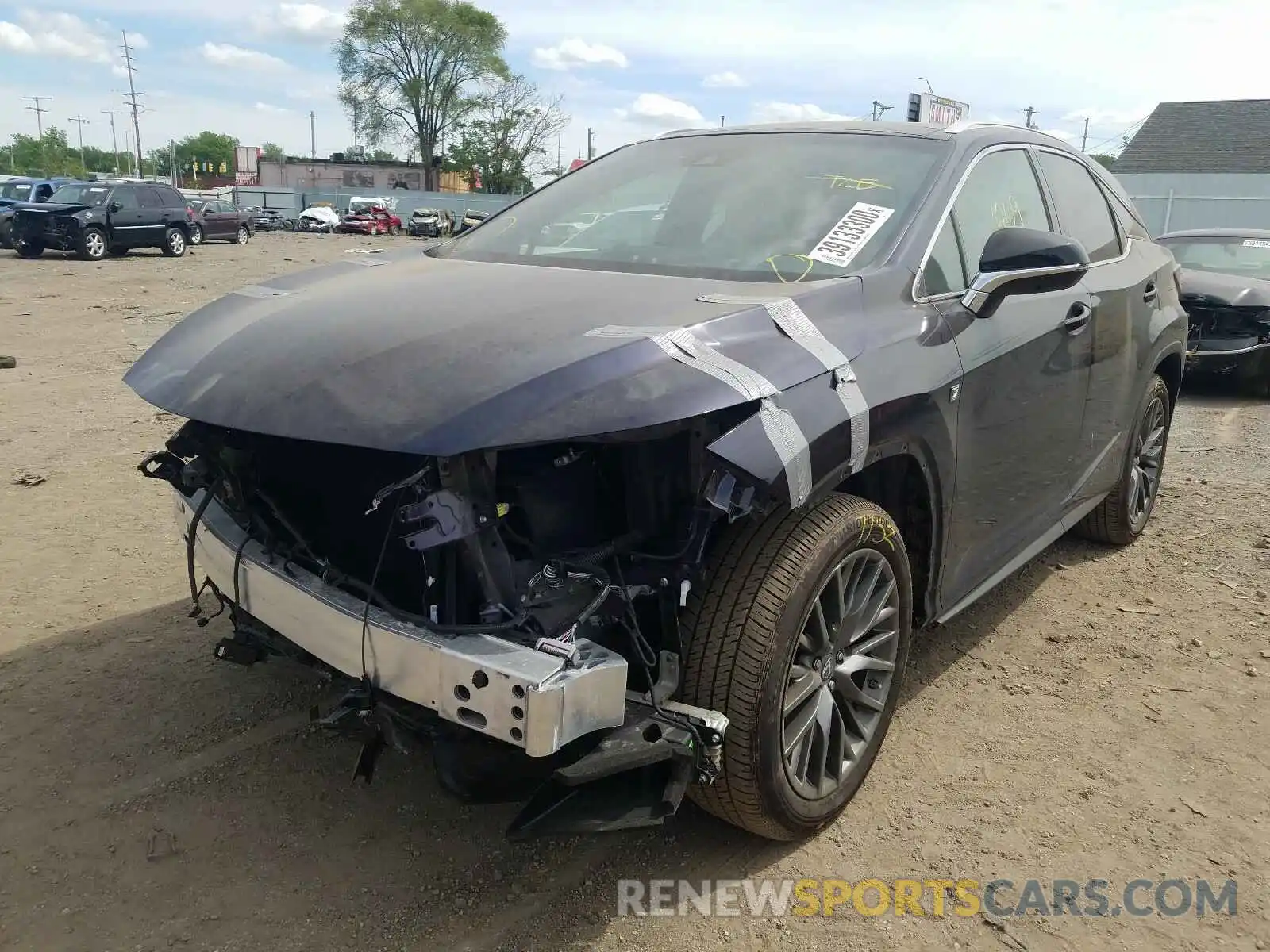 2 Photograph of a damaged car 2T2BZMCA6KC207684 LEXUS RX 350 BAS 2019