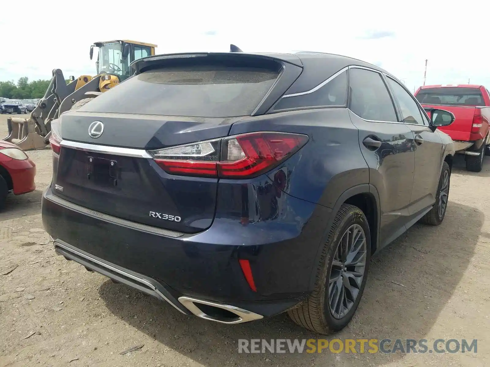 4 Фотография поврежденного автомобиля 2T2BZMCA6KC207684 LEXUS RX 350 BAS 2019